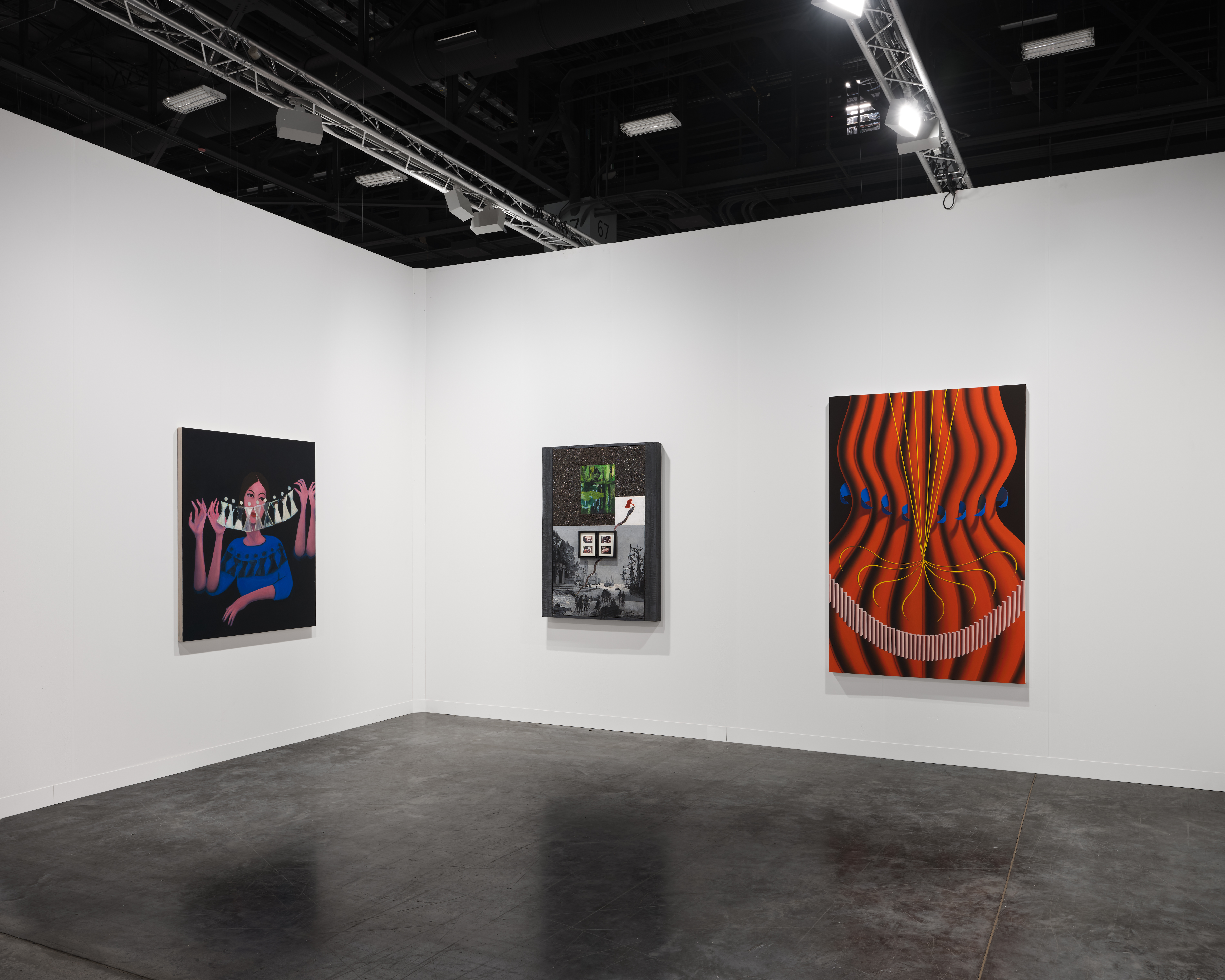Installation views, Art Basel Miami Beach, Magenta Plains, Miami, FL, 2025. Images by Olympia Shannon.