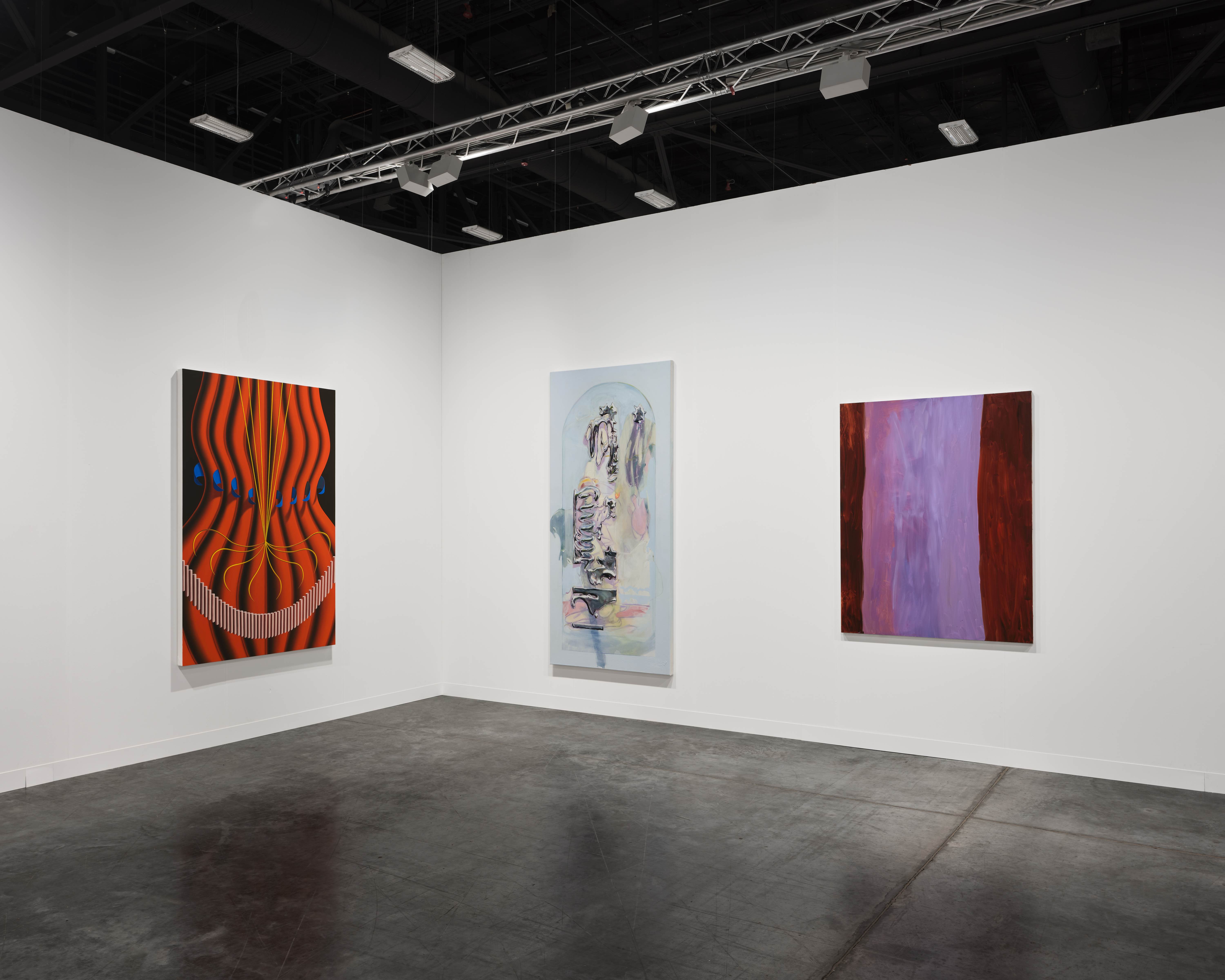 Installation views, Art Basel Miami Beach, Magenta Plains, Miami, FL, 2025. Images by Olympia Shannon.
