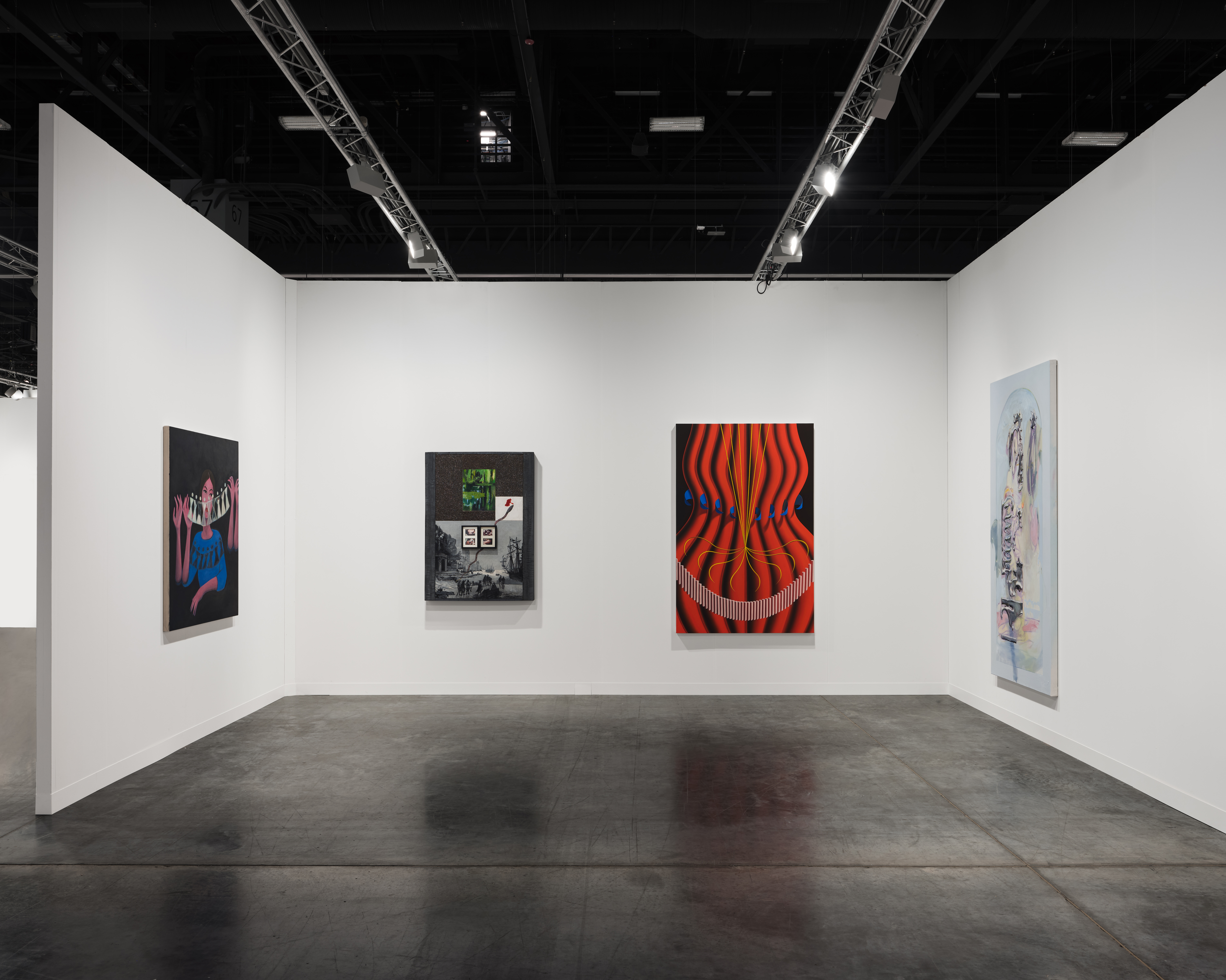 Installation views, Art Basel Miami Beach, Magenta Plains, Miami, FL, 2025. Images by Olympia Shannon.