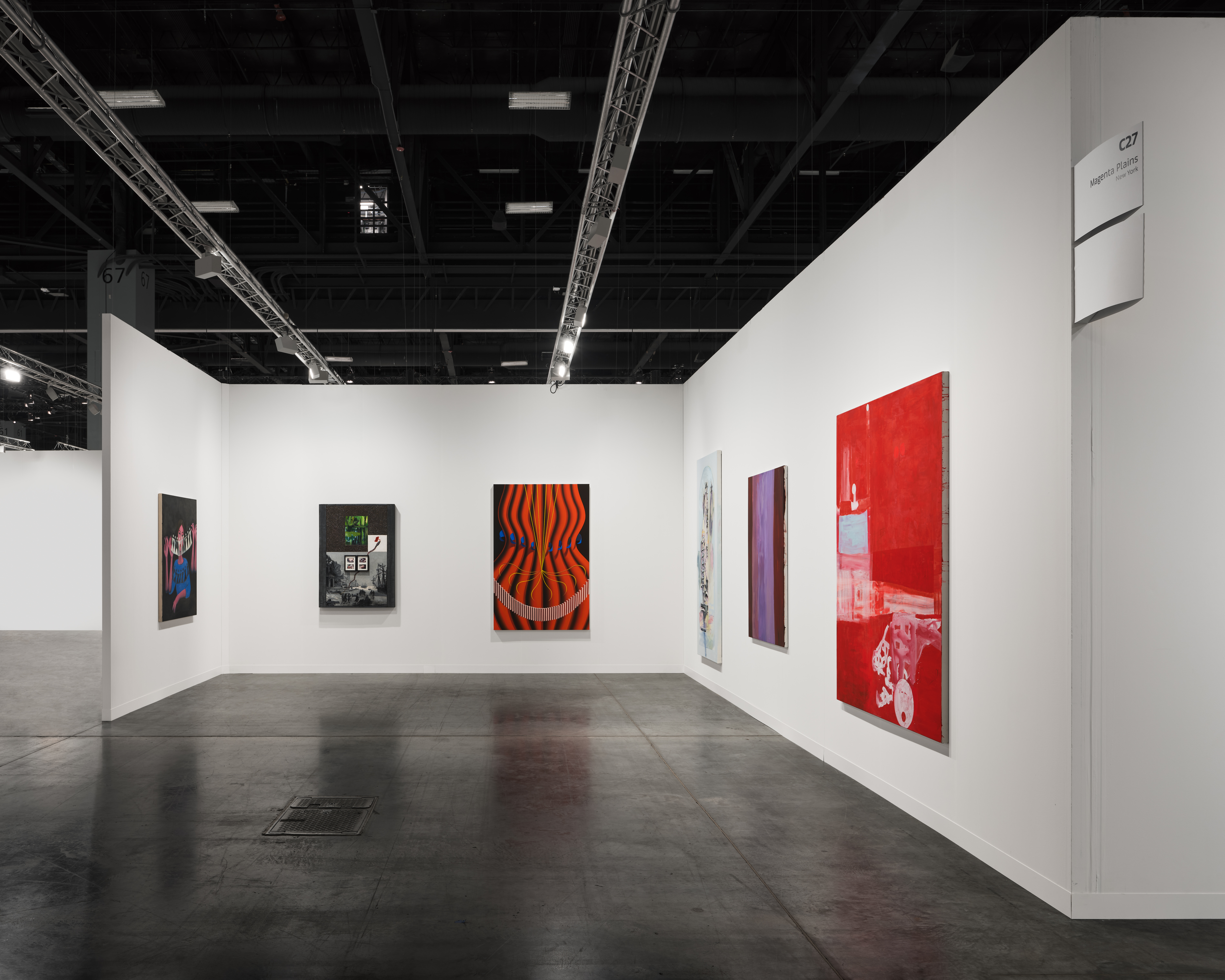 Installation views, Art Basel Miami Beach, Magenta Plains, Miami, FL, 2025. Images by Olympia Shannon.