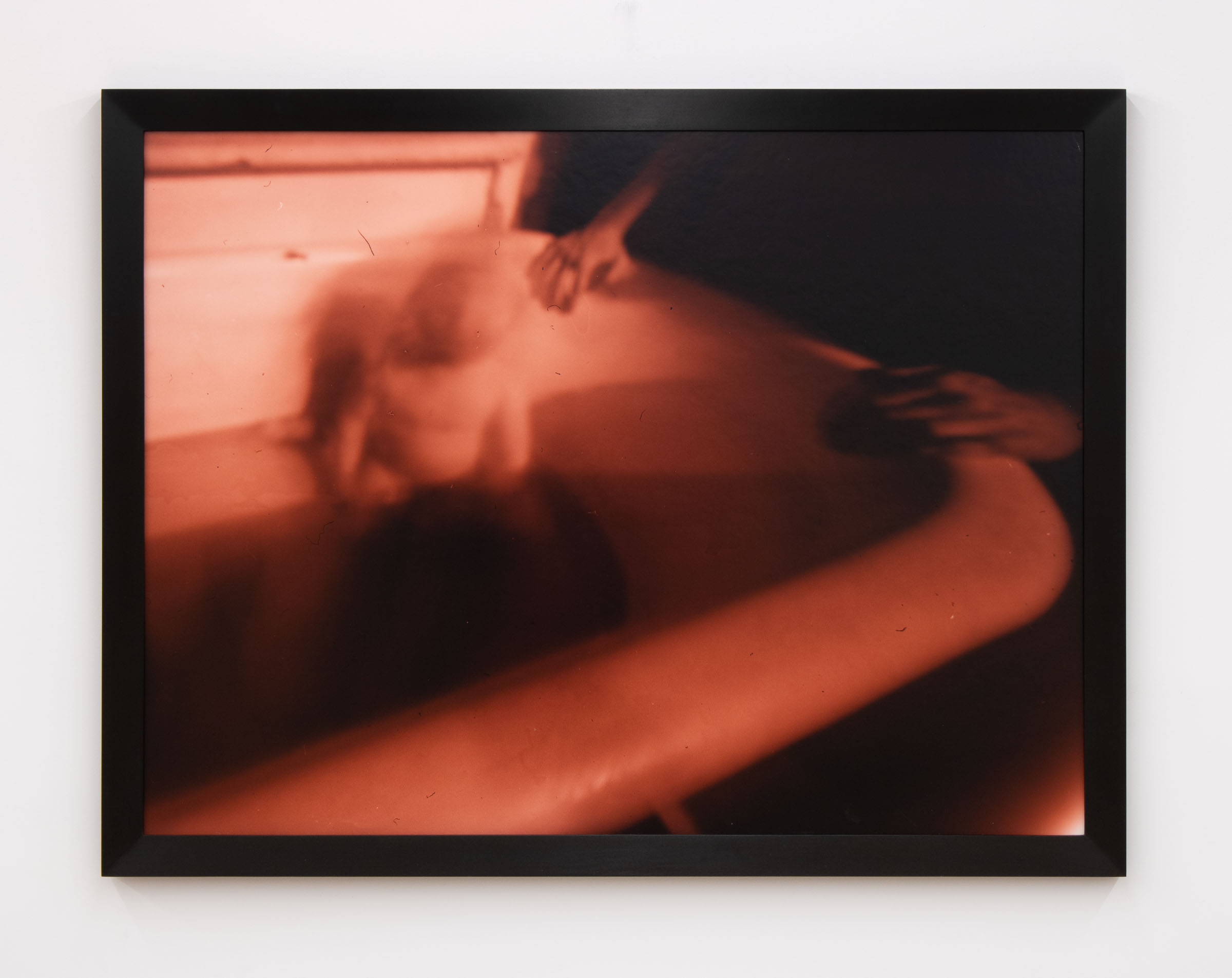 Barbara Ess, Baby in Bathtub, 1986 C-print, 32 3/4 x 42 5/8 x 1 1/8 in.