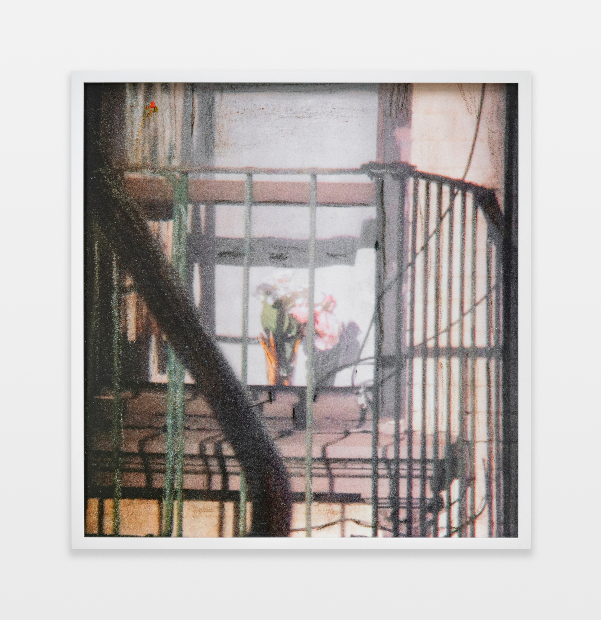 Barbara Ess, Fire Escape [Shut-In Series], 2018-2019, archival pigment print, 23.75h x 22.75w in.