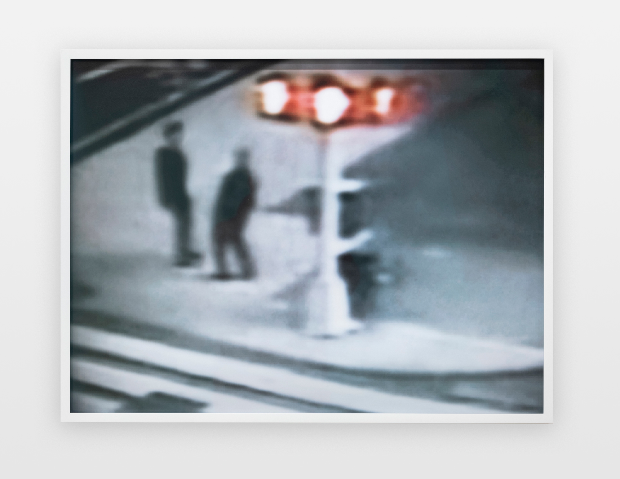 Barbara Ess, Guys On Corner [Remote Series], 2012-2019, archival pigment print, 24h x 31.94w in.