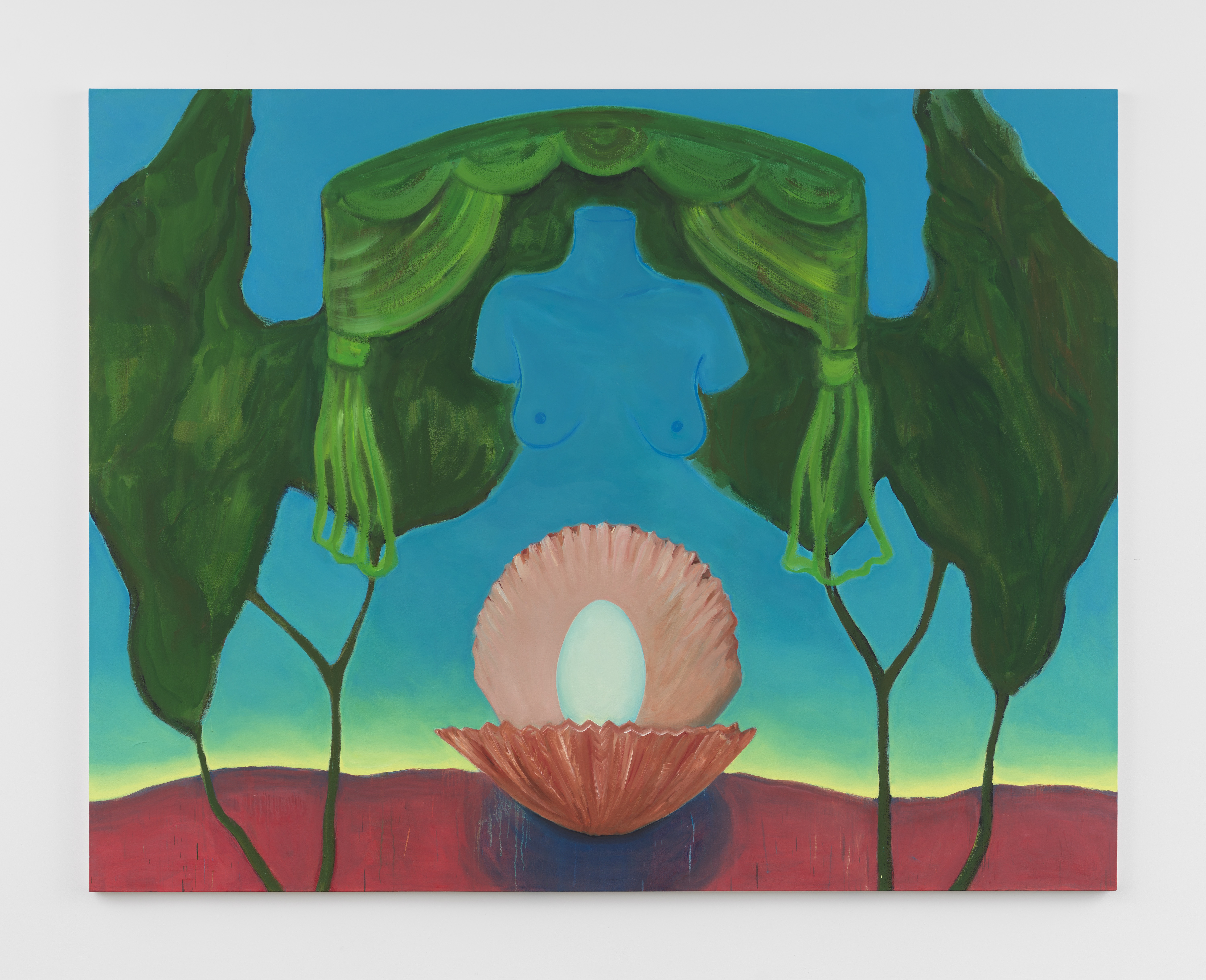 Becky Kolsrud, Venus, 2025, Oil on canvas, 71 x 92 in.