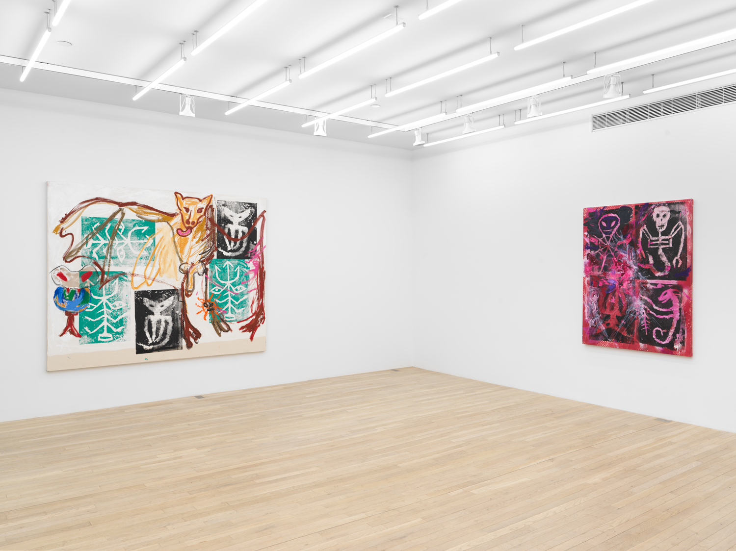 Installation view, Viewing Room IV: Bill Saylor, Magenta Plains, New York, NY, 2026