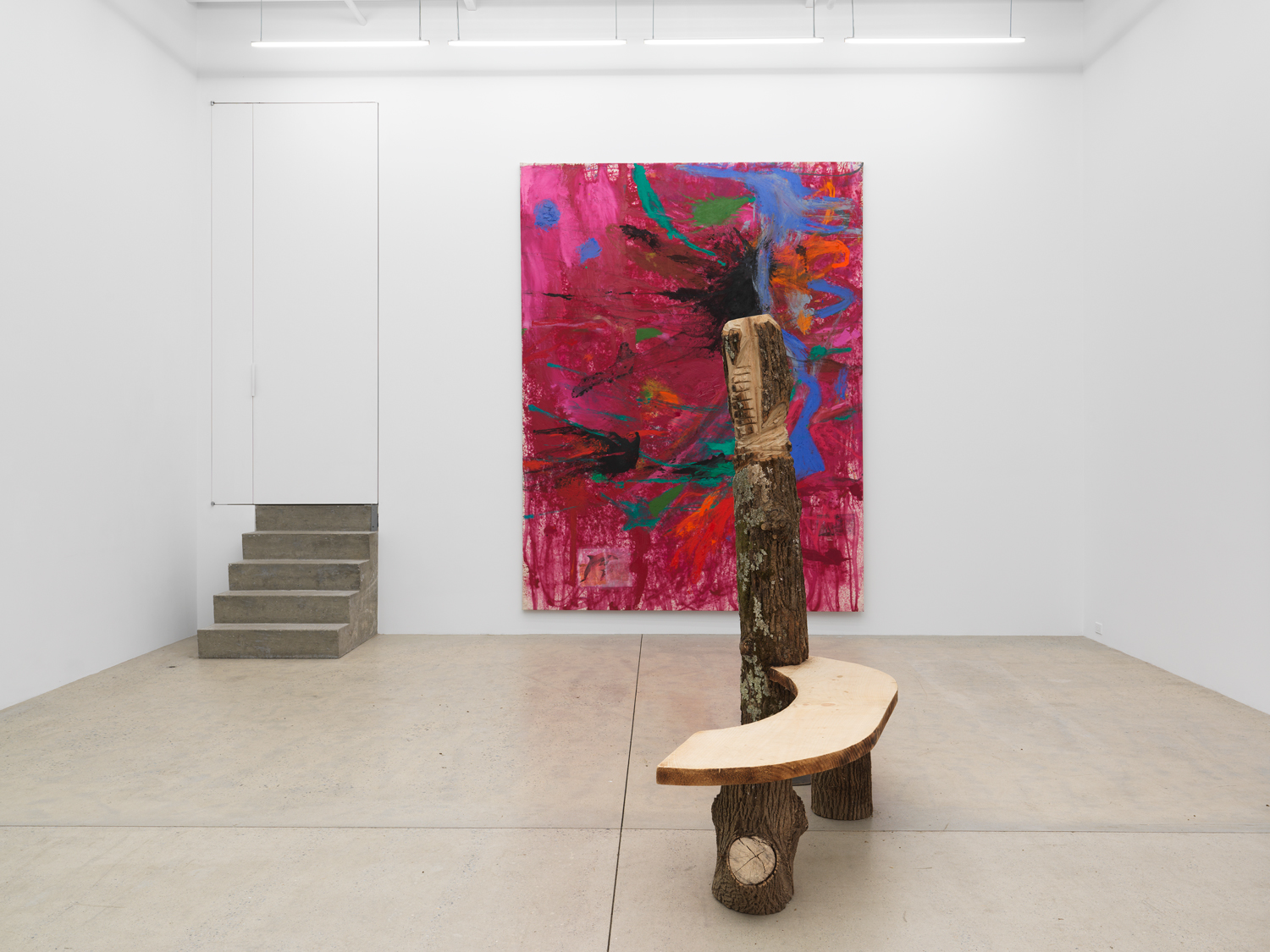 Installation view, Bill Saylor: LOW LEVEL HIGH, Magenta Plains, New York, NY 2023.