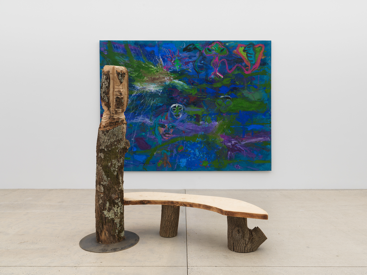 Installation view, Bill Saylor: LOW LEVEL HIGH, Magenta Plains, New York, NY 2023.