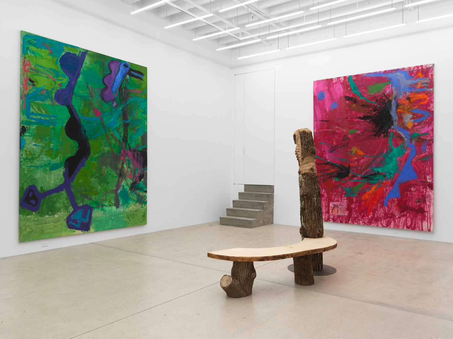 Installation view, Bill Saylor: LOW LEVEL HIGH, Magenta Plains, New York, NY 2023.