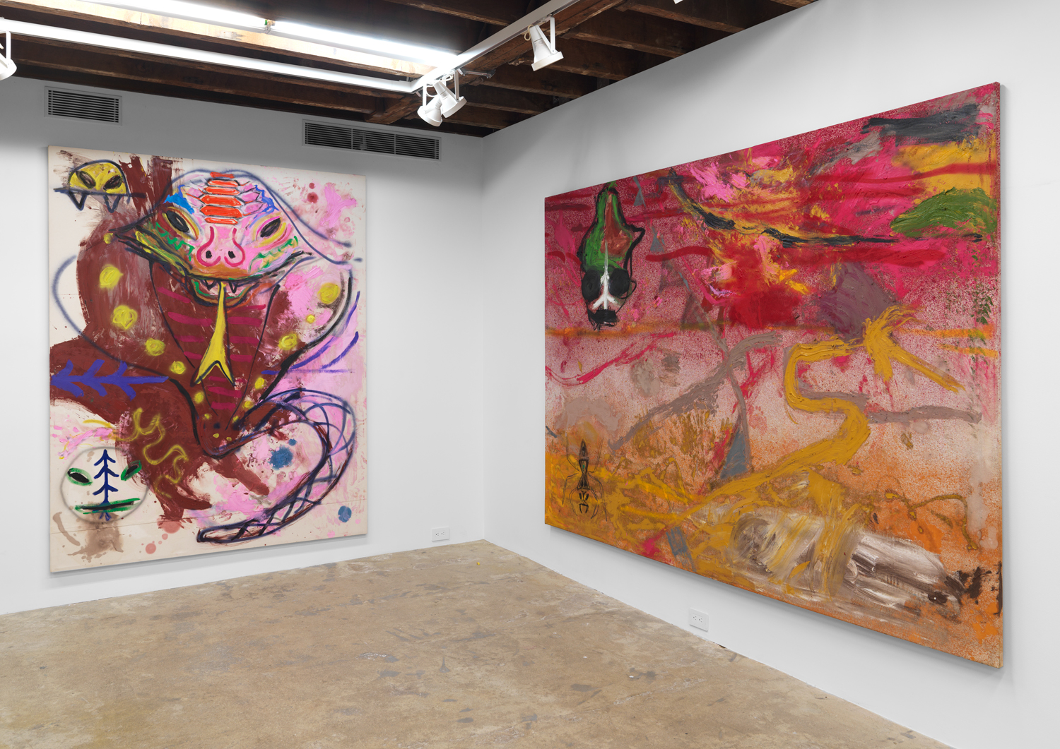 Installation view, Neptune's Machine, Magenta Plains, New York, NY, 2019.