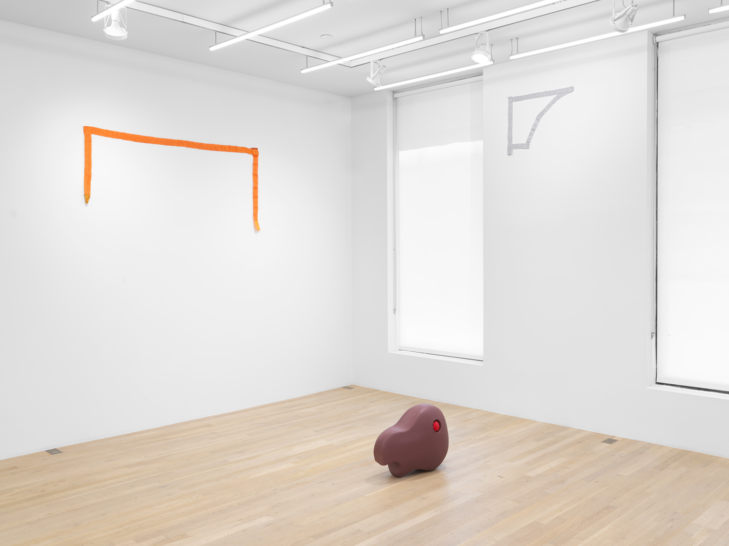 Installation view, Chadwick Rantanen, Eli Coplan, Hana Miletić, Rachel Fäth, Magenta Plains, New York, NY 2024