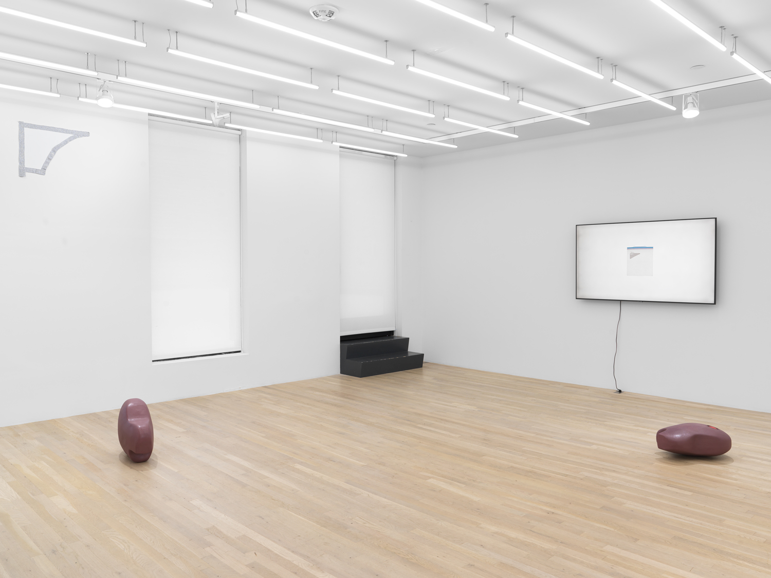 Installation view, Chadwick Rantanen, Eli Coplan, Hana Miletić, Rachel Fäth, Magenta Plains, New York, NY 2024