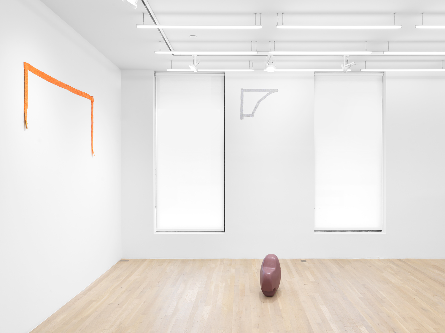 Installation view, Chadwick Rantanen, Eli Coplan, Hana Miletić, Rachel Fäth, Magenta Plains, New York, NY 2024