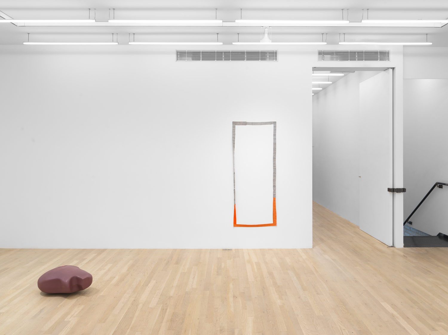 Installation view, Chadwick Rantanen, Eli Coplan, Hana Miletić, Rachel Fäth, Magenta Plains, New York, NY 2024