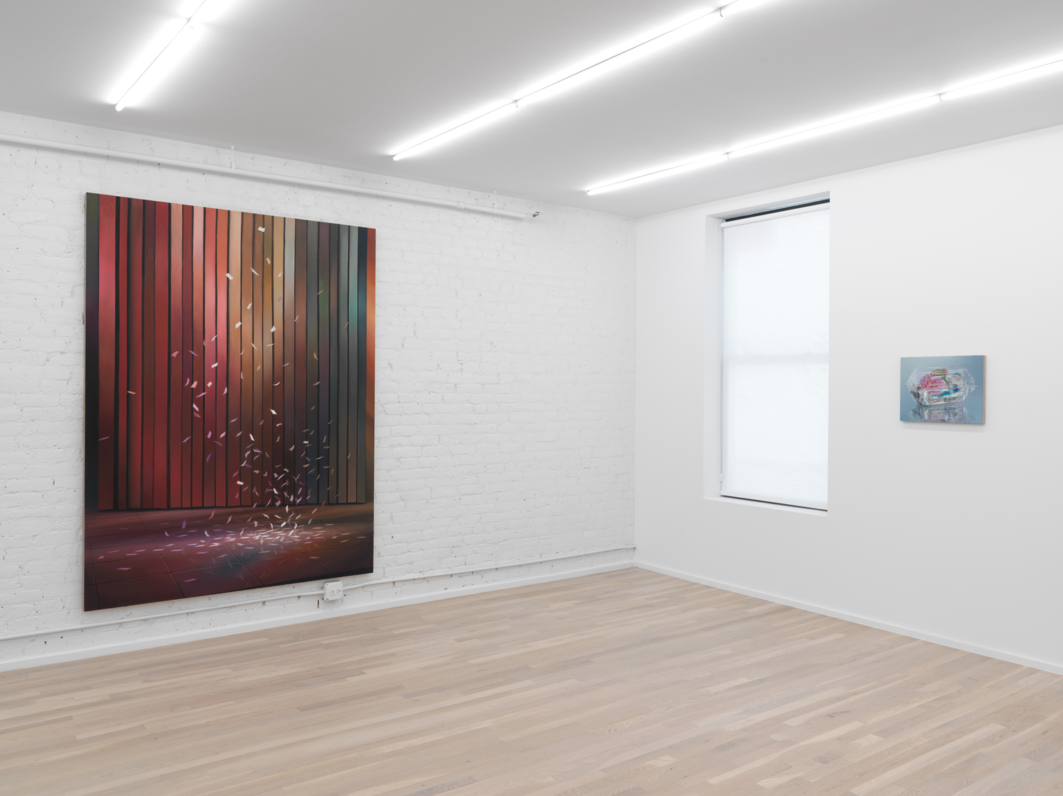 Installation view, Chason Matthams: Glimpse, Magenta Plains, New York, NY 2022.