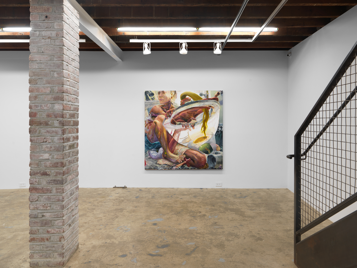 Installation view, Danica Lundy: Three Hole Punch, Magenta Plains, New York, NY 2022.