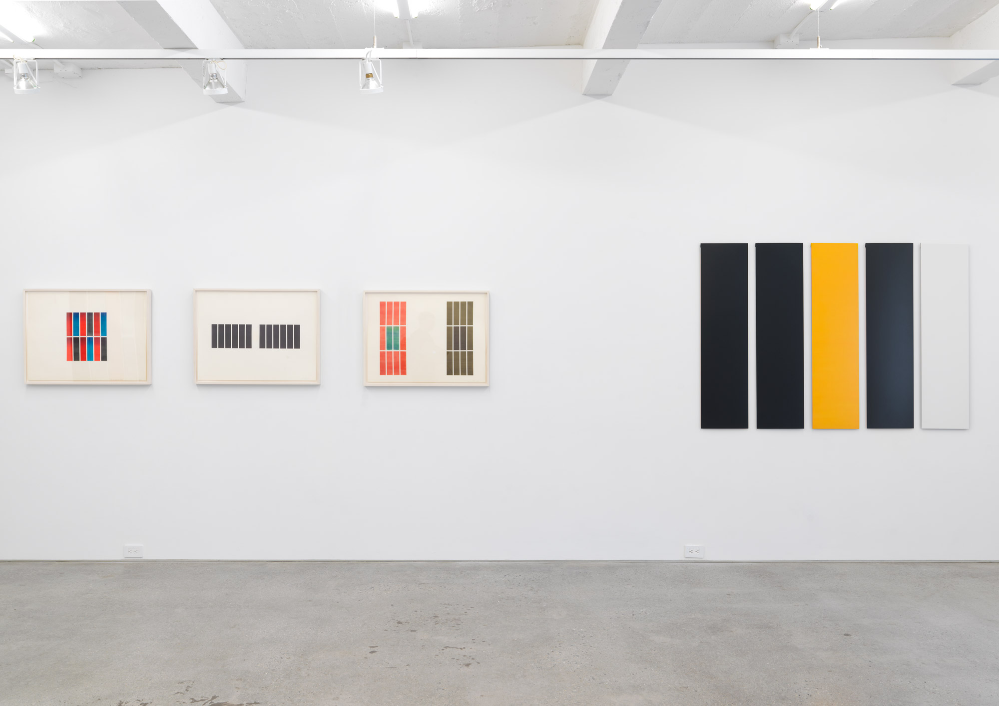 Installation view, Don Dudley: Early Work, Magenta Plains, New York, NY, 2019