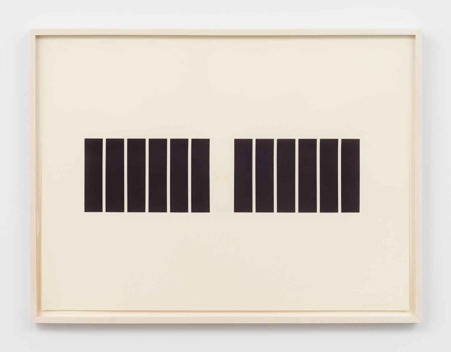 Don Dudley, Untitled, 1973, airbrush ink on paper, 23h x 29w in.