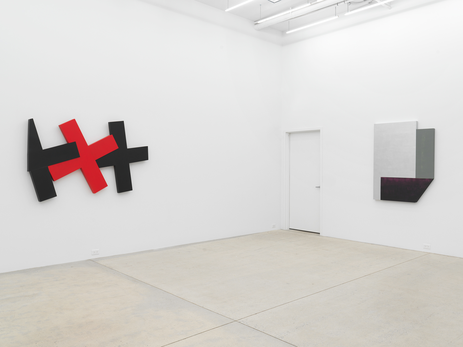 Installation view, Don Dudley: New Work, Magenta Plains, New York, NY, 2022.