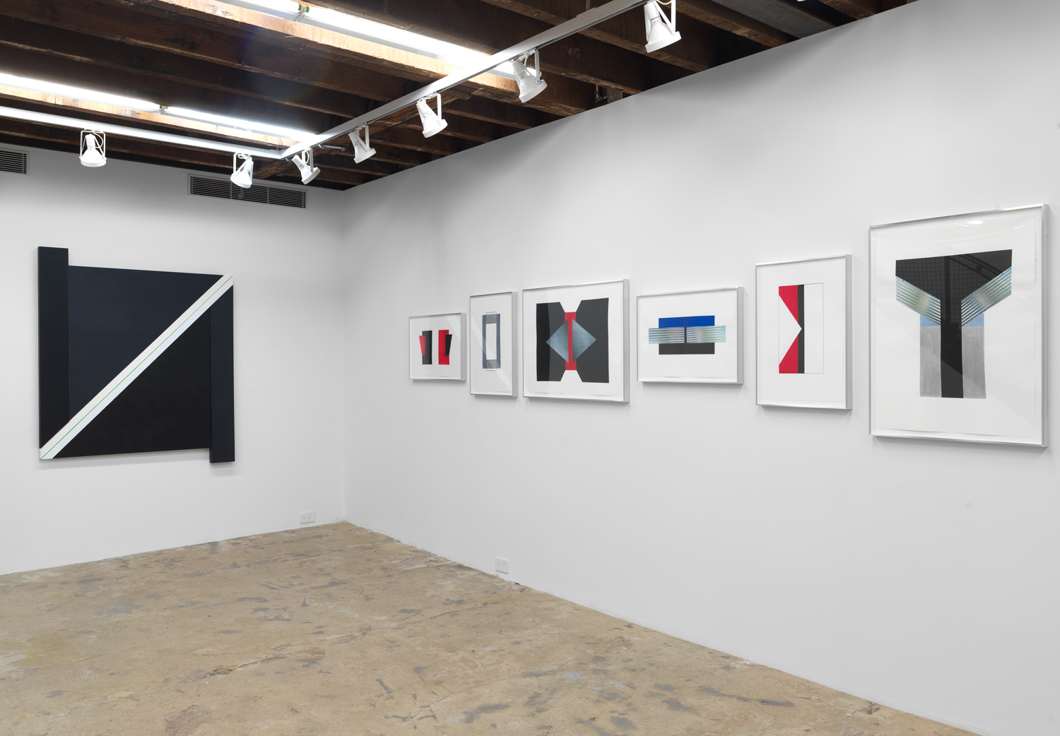Installation view, Don Dudley: Recent Work, Magenta Plains, New York, NY, 2017