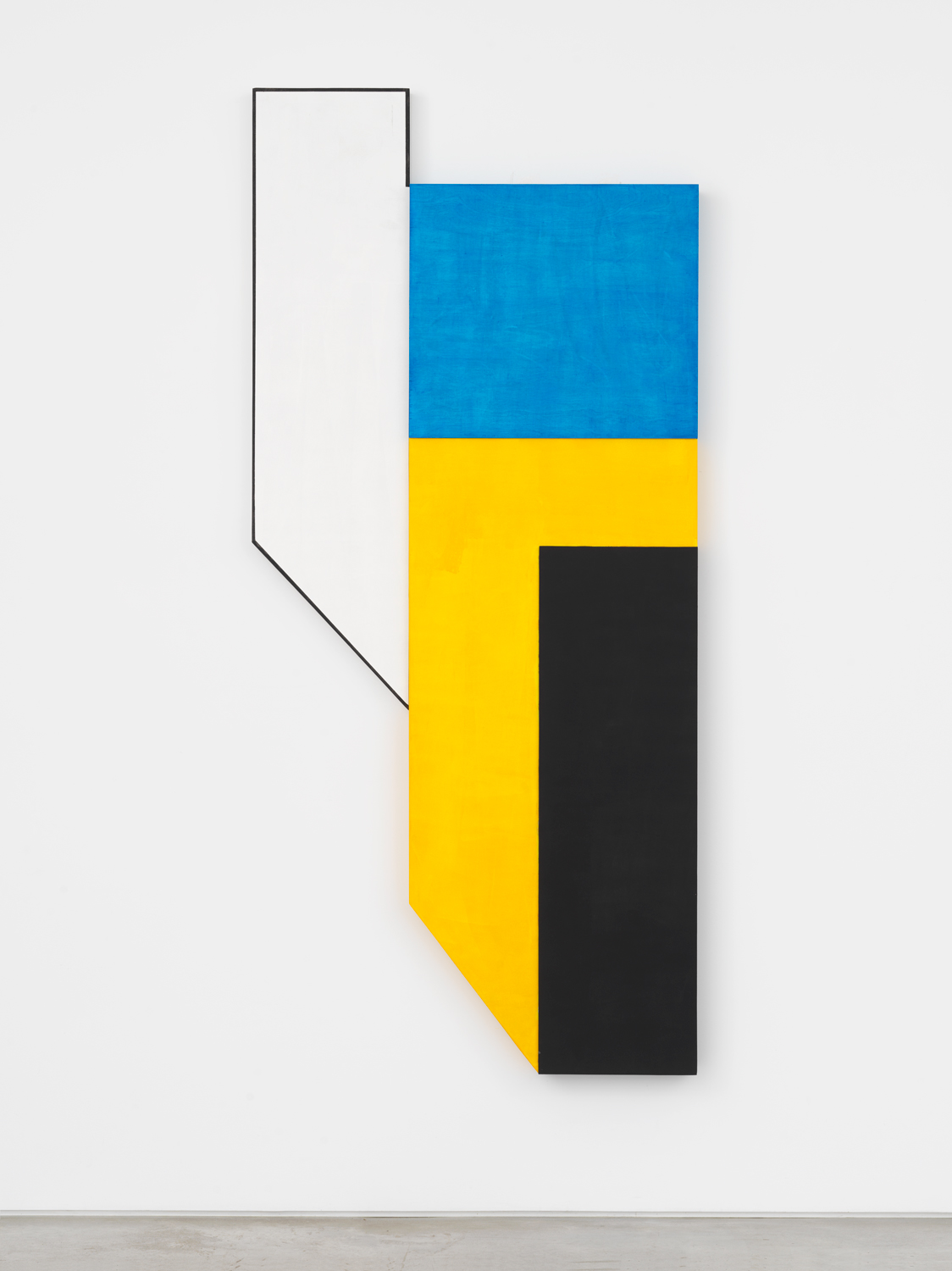 Don Dudley, #15, 2017, acrylic on birch plywood, 74h x 33.5w x 3d in.