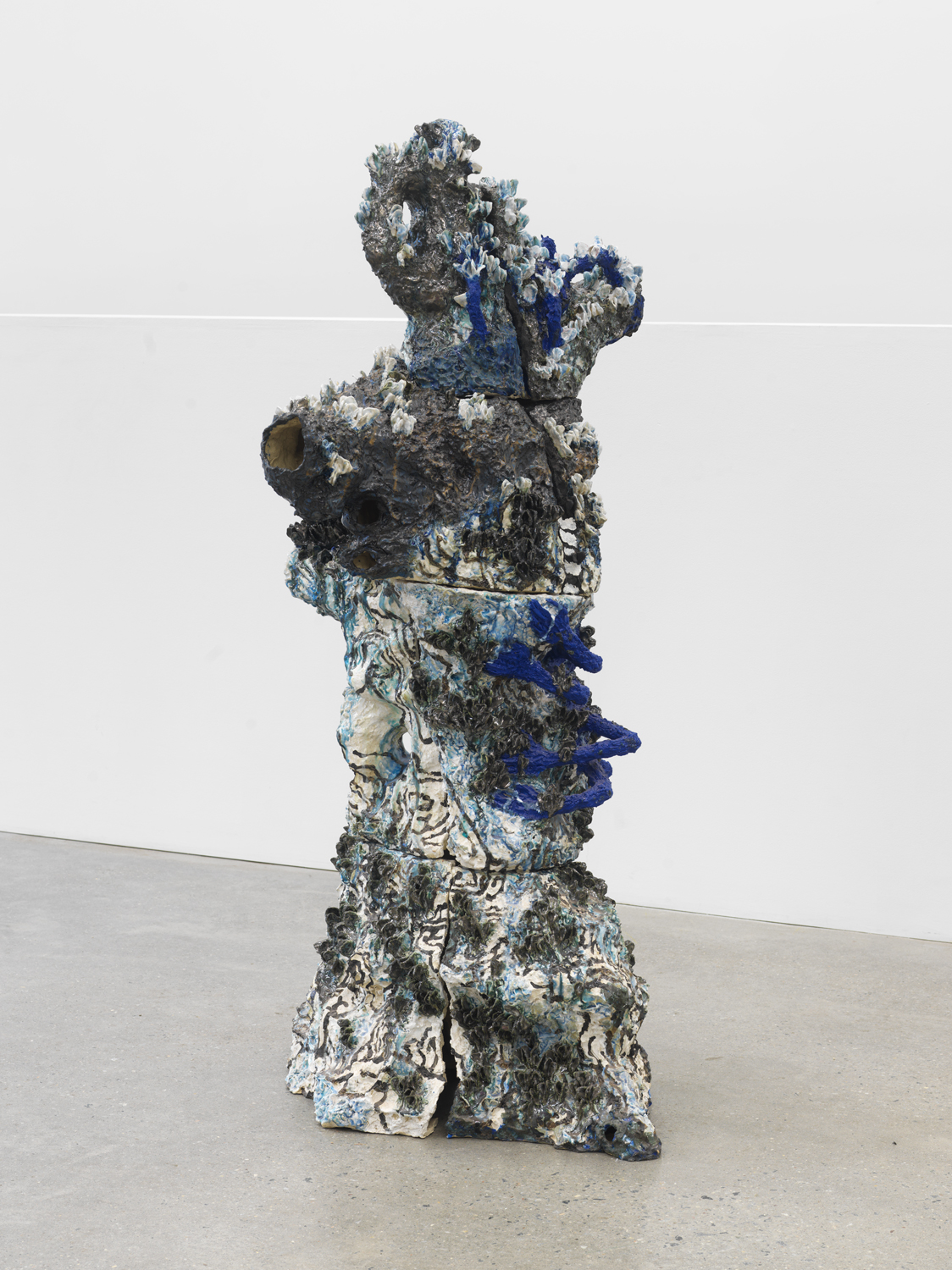 Heidi Lau, Portrait of a Martriarch, 2019, Glazed ceramic, 57h x 27w x 29d in.