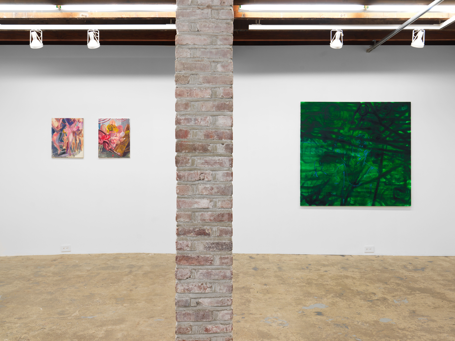 Installation view, Earthly Coil, Magenta Plains, New York, NY, 2021