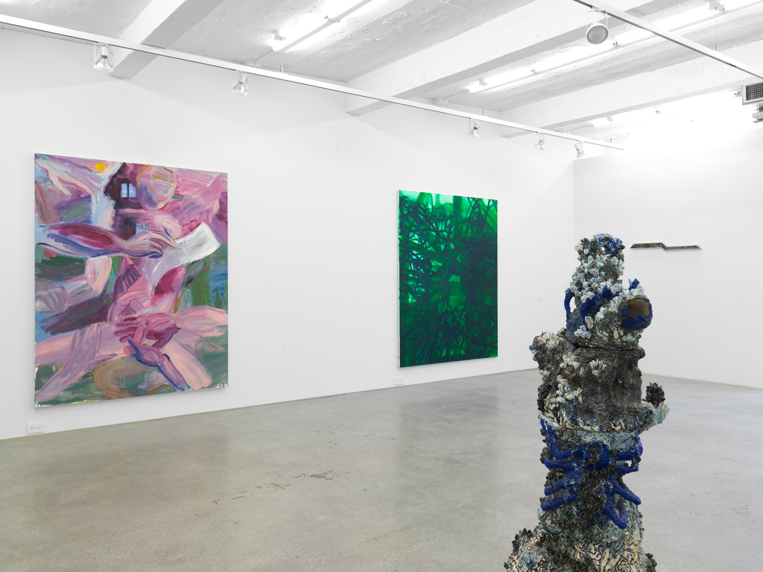 Installation view, Earthly Coil, Magenta Plains, New York, NY, 2021