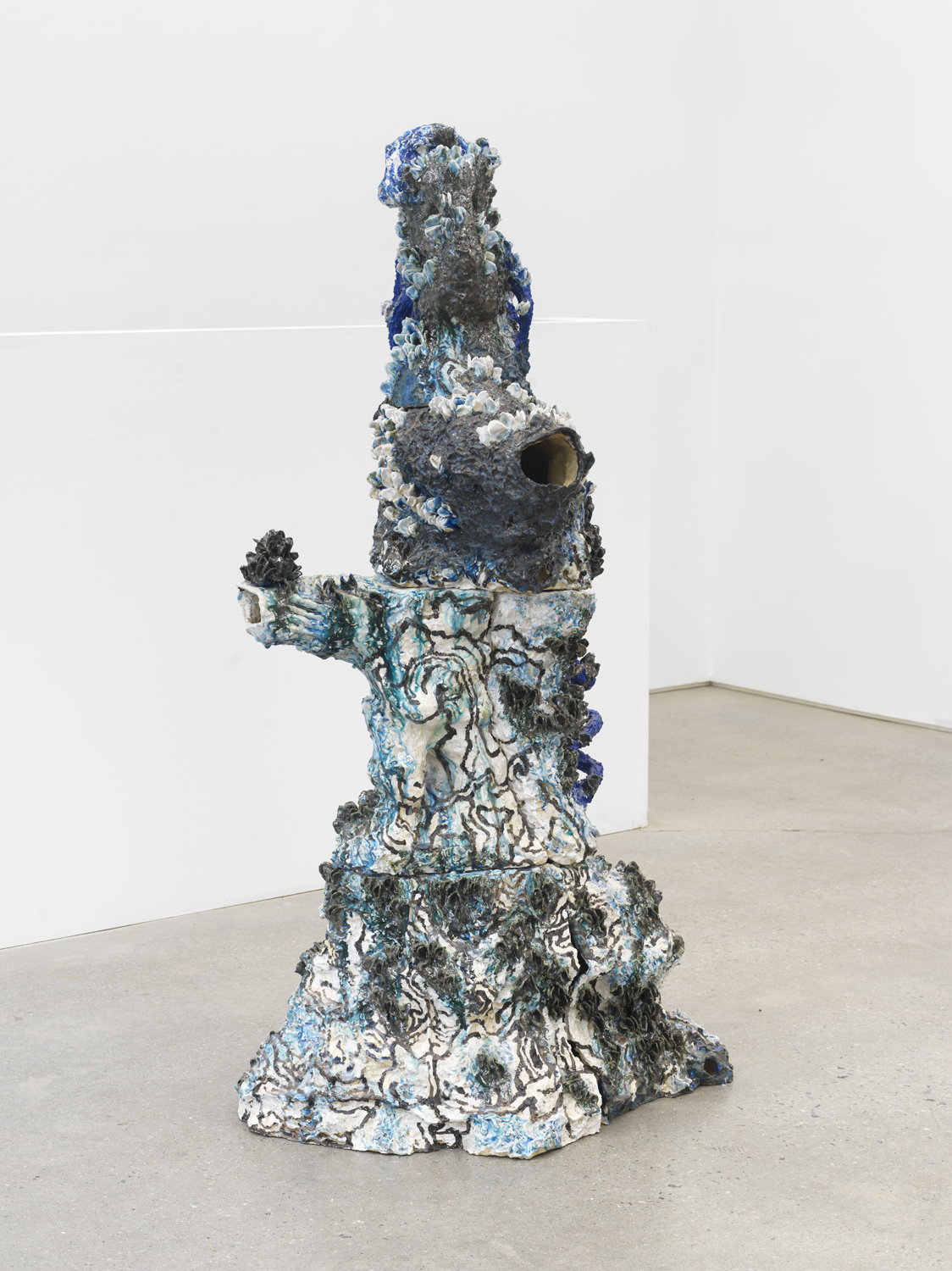 Heidi Lau, Portrait of a Martriarch, 2019, Glazed ceramic, 57h x 27w x 29d in.