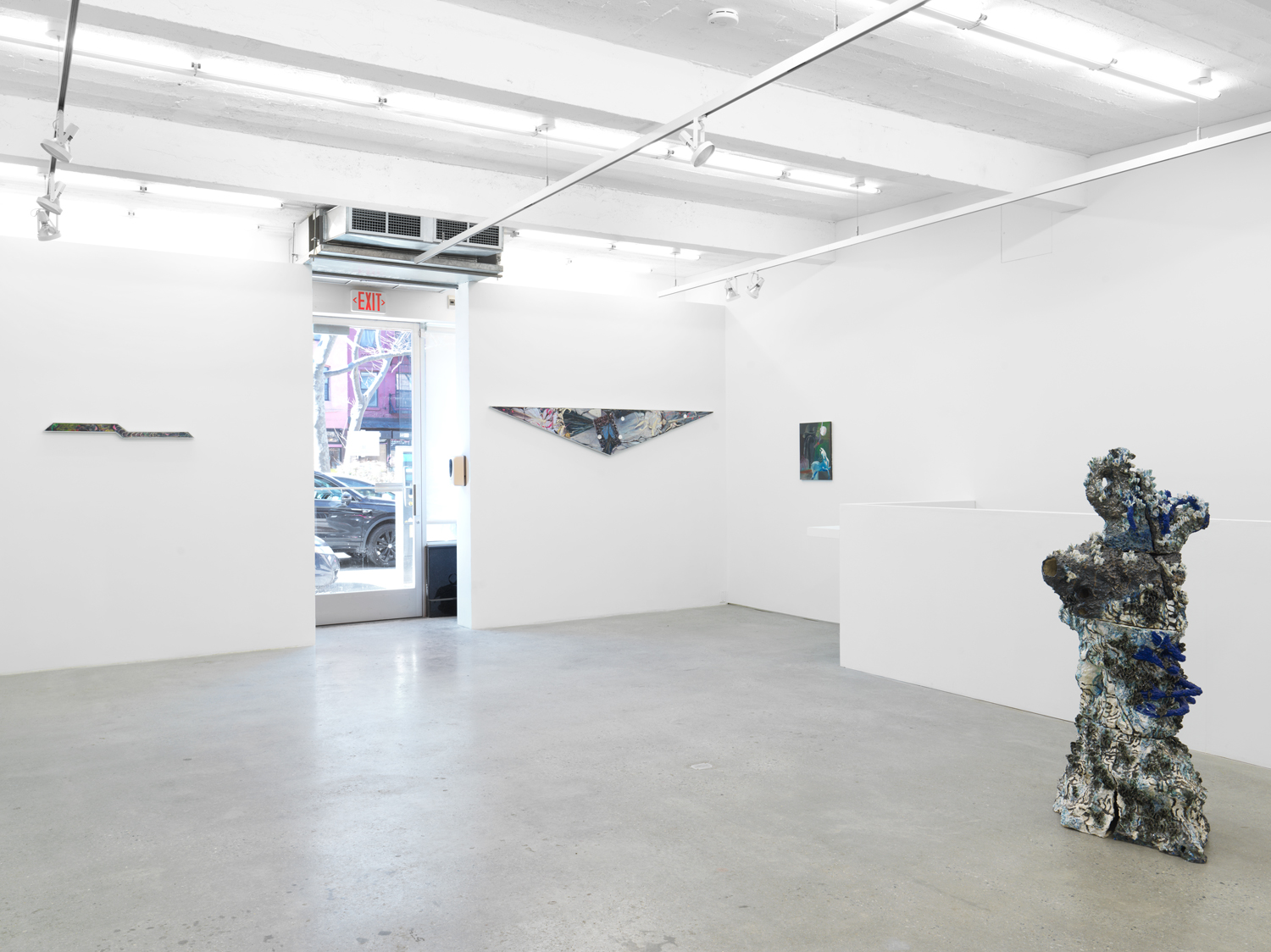 Installation view, Earthly Coil, Magenta Plains, New York, NY, 2021