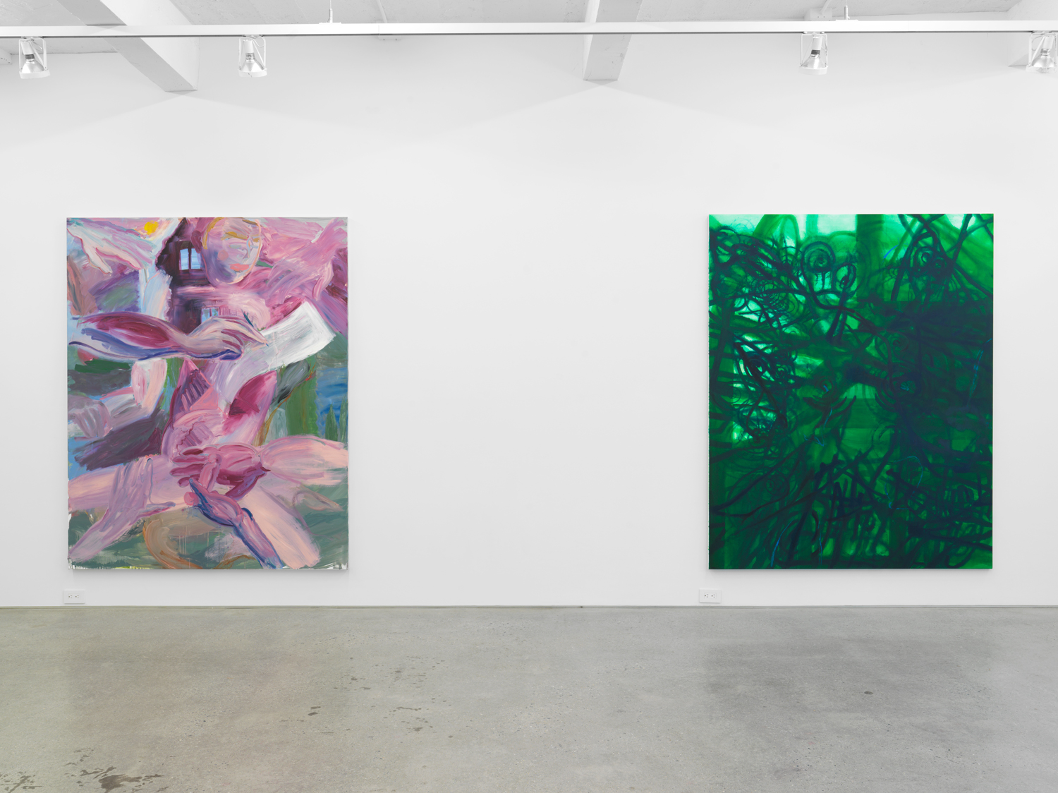 Installation view, Earthly Coil, Magenta Plains, New York, NY, 2021