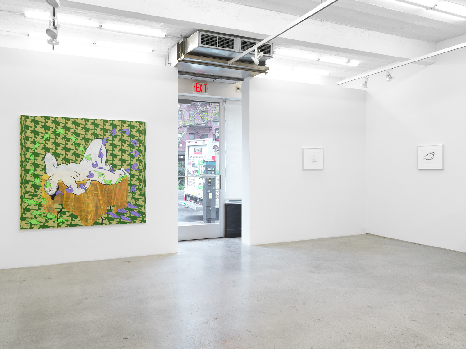 Installation view, TRAPS!, Magenta Plains, New York, NY, 2019