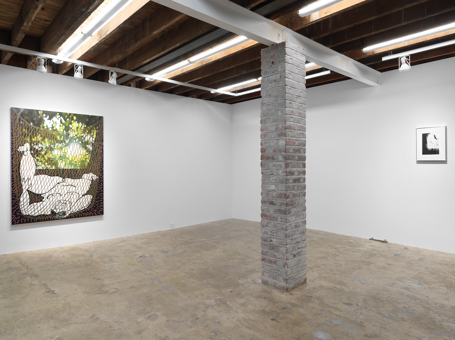 Installation view, TRAPS!, Magenta Plains, New York, NY, 2019