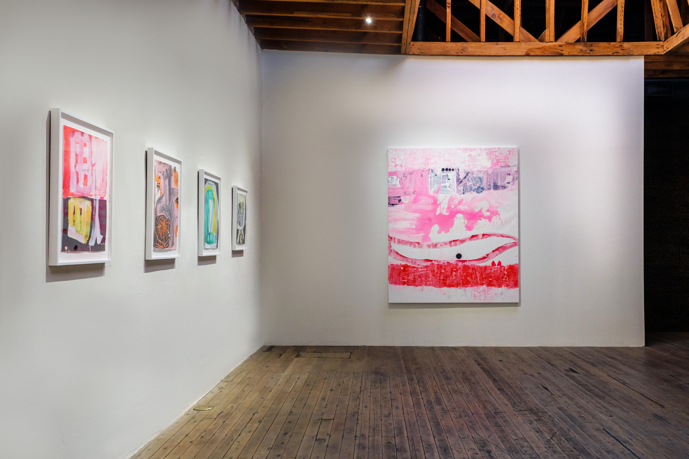 Installation view, Janis Provisor, ENZO Art Fair, Magenta Plains, Los Angeles, CA, 2026