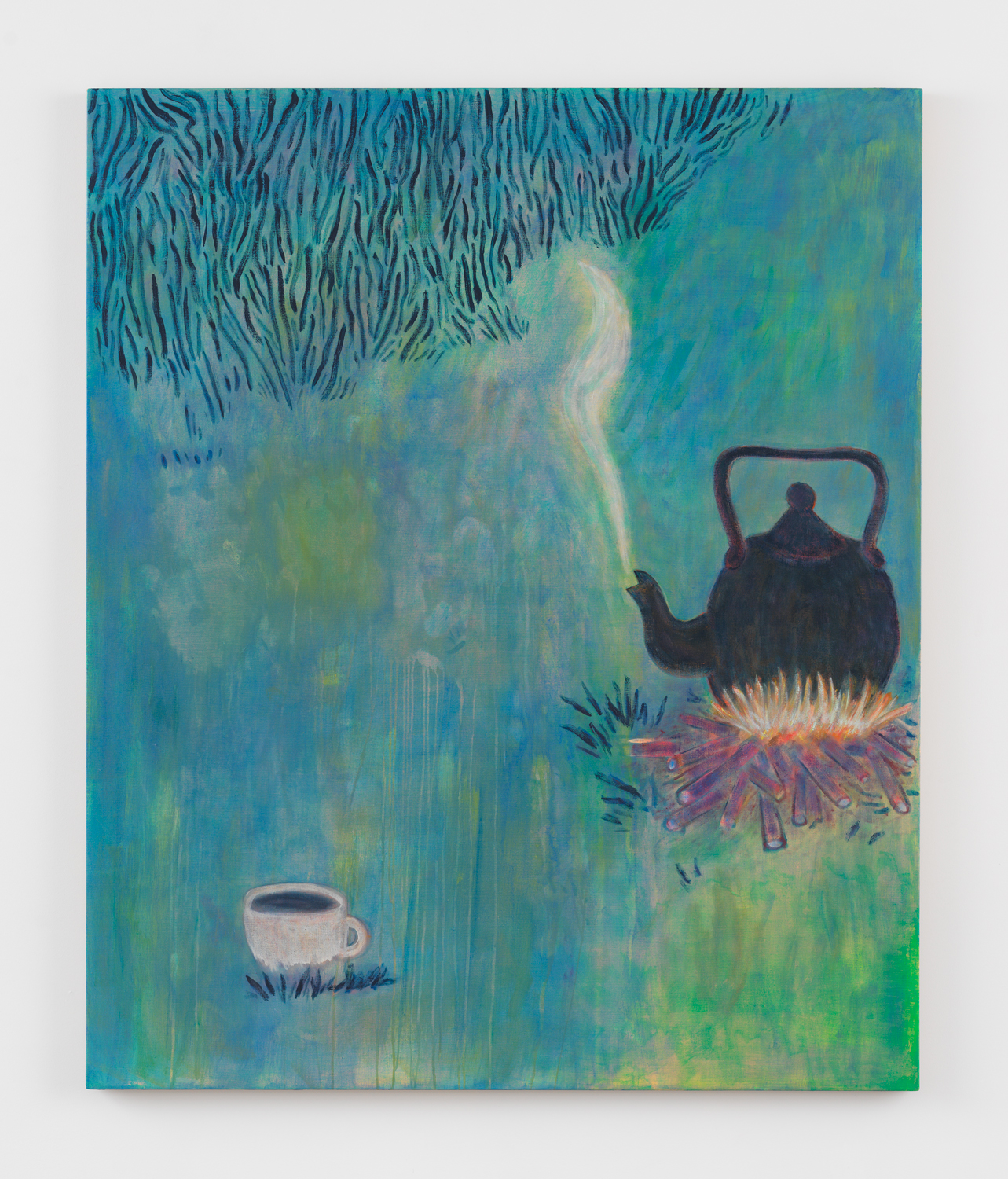 Zach Bruder, Where You Please, 2023, Acrylic and Flashe on linen, 72 x 60 in.