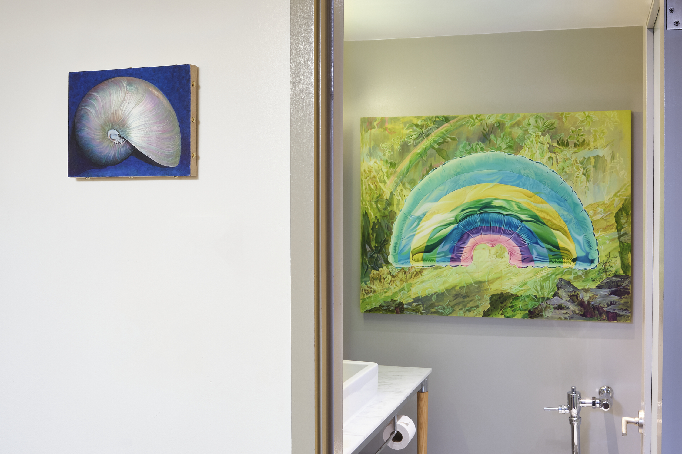 Installation view, Felix Art Fair: Chason Matthams, Magenta Plains, Los Angeles, CA, 2025