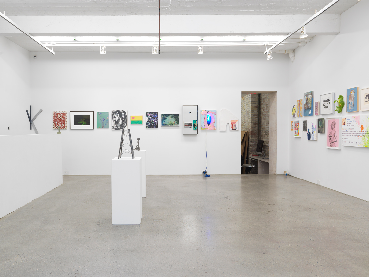 Installation view, Friends & Family, Magenta Plains, New York, NY 2021.