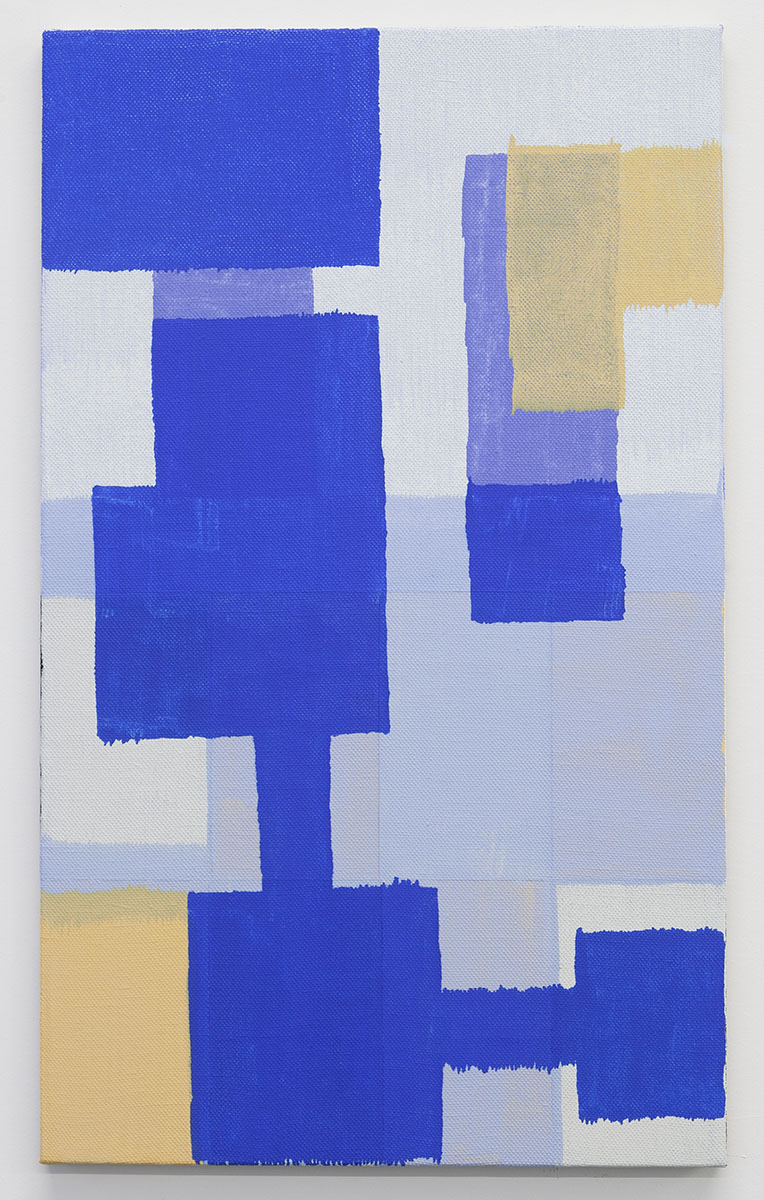 Joshua Abelow, Untitled, 2020, Oil on linen, 30h x 18w x 0.75d in.
