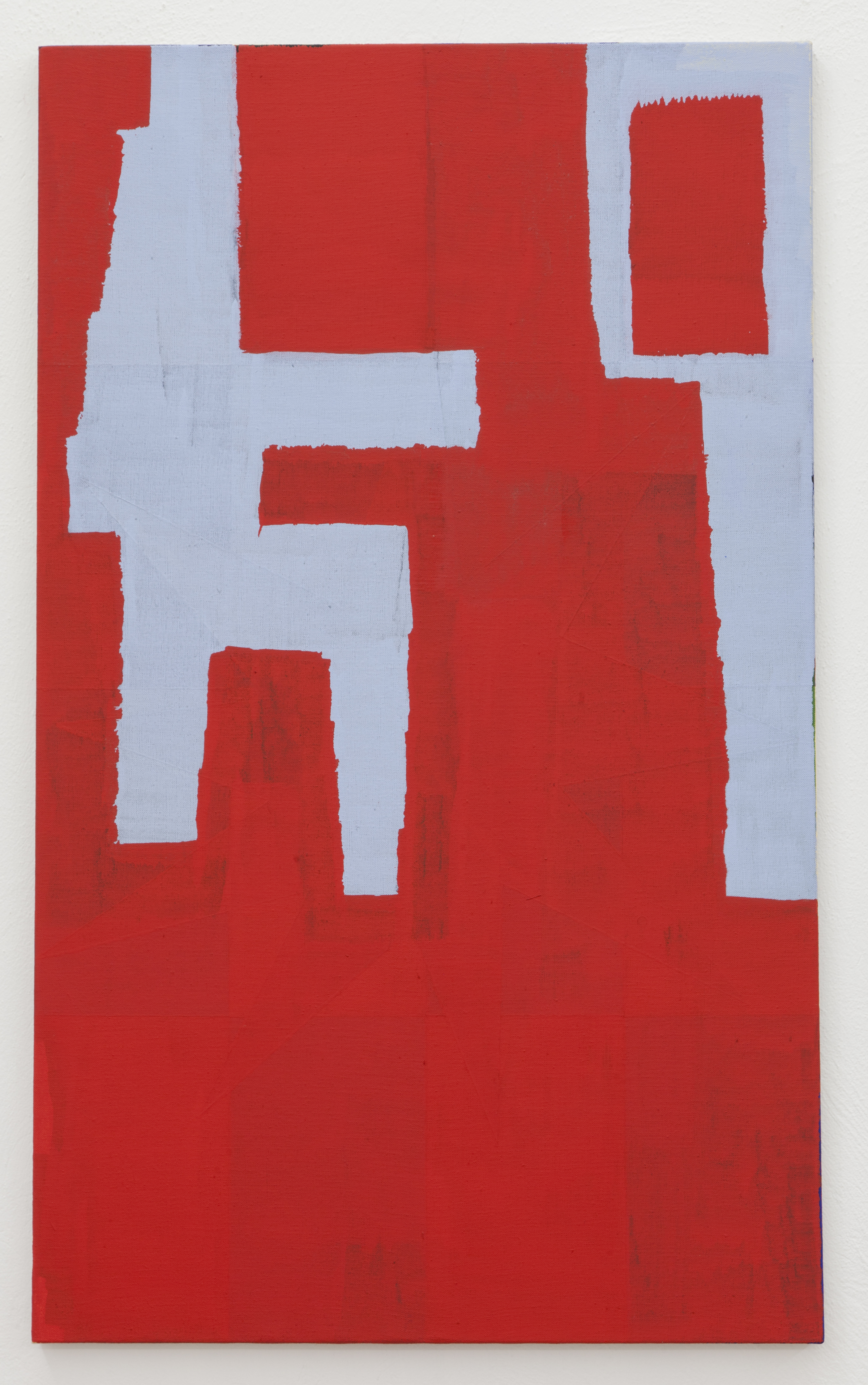 Joshua Abelow, House, 2020, Oil on linen, 40h x 24w x 0.75d in.