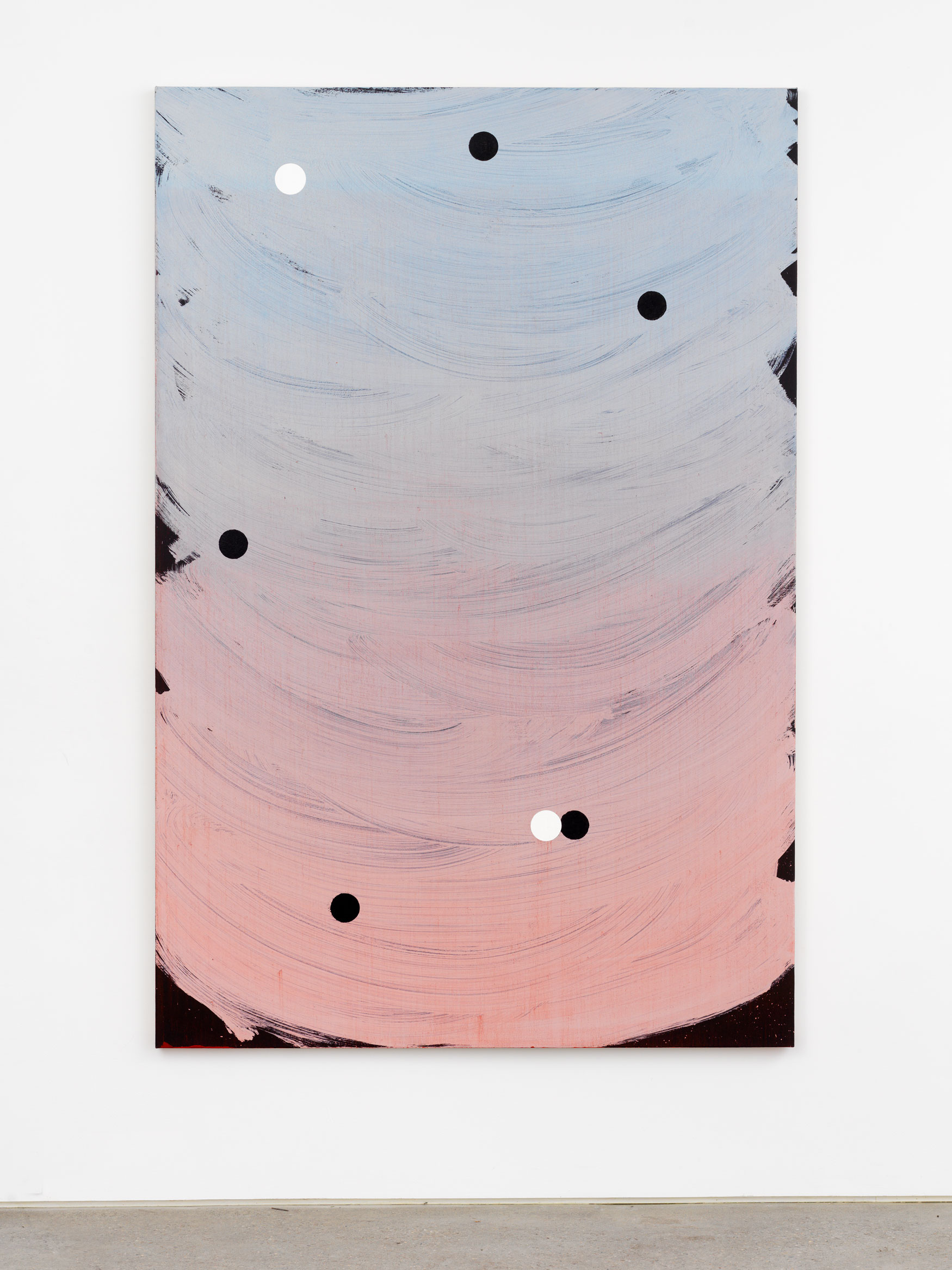 Alex Kwartler, Untitled (dusk), 2019, acrylic and oil on canvas, 72h x 48w in.