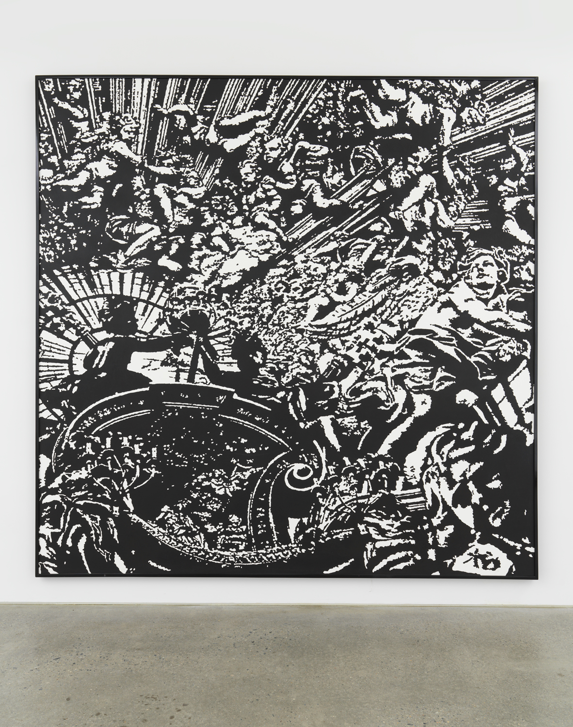 Peter Nagy, God Lie, 1988, acrylic on canvas, 96h x 96w in.