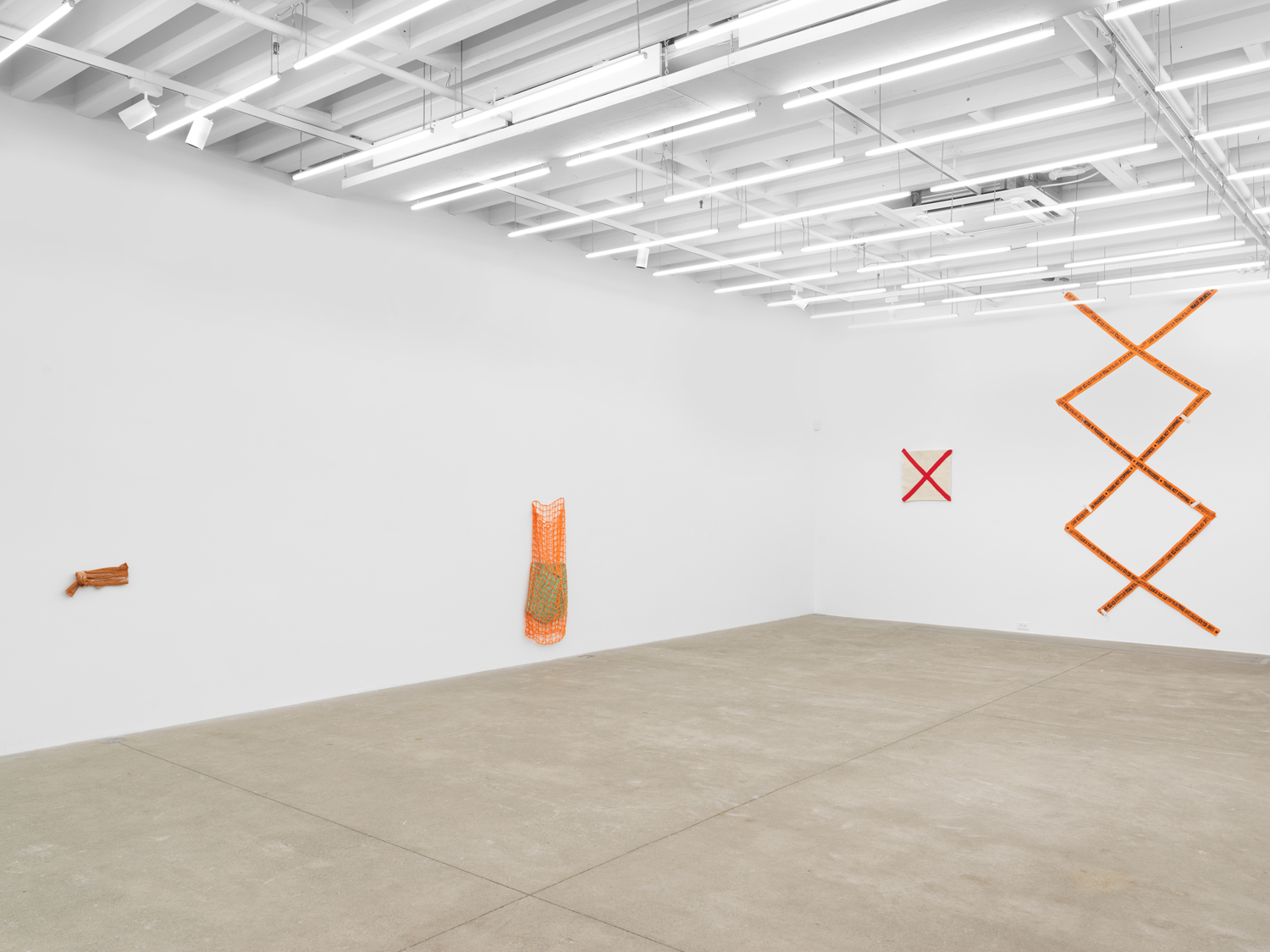 Installation view, Hana Miletić: Desire Lines, Magenta Plains, New York, NY