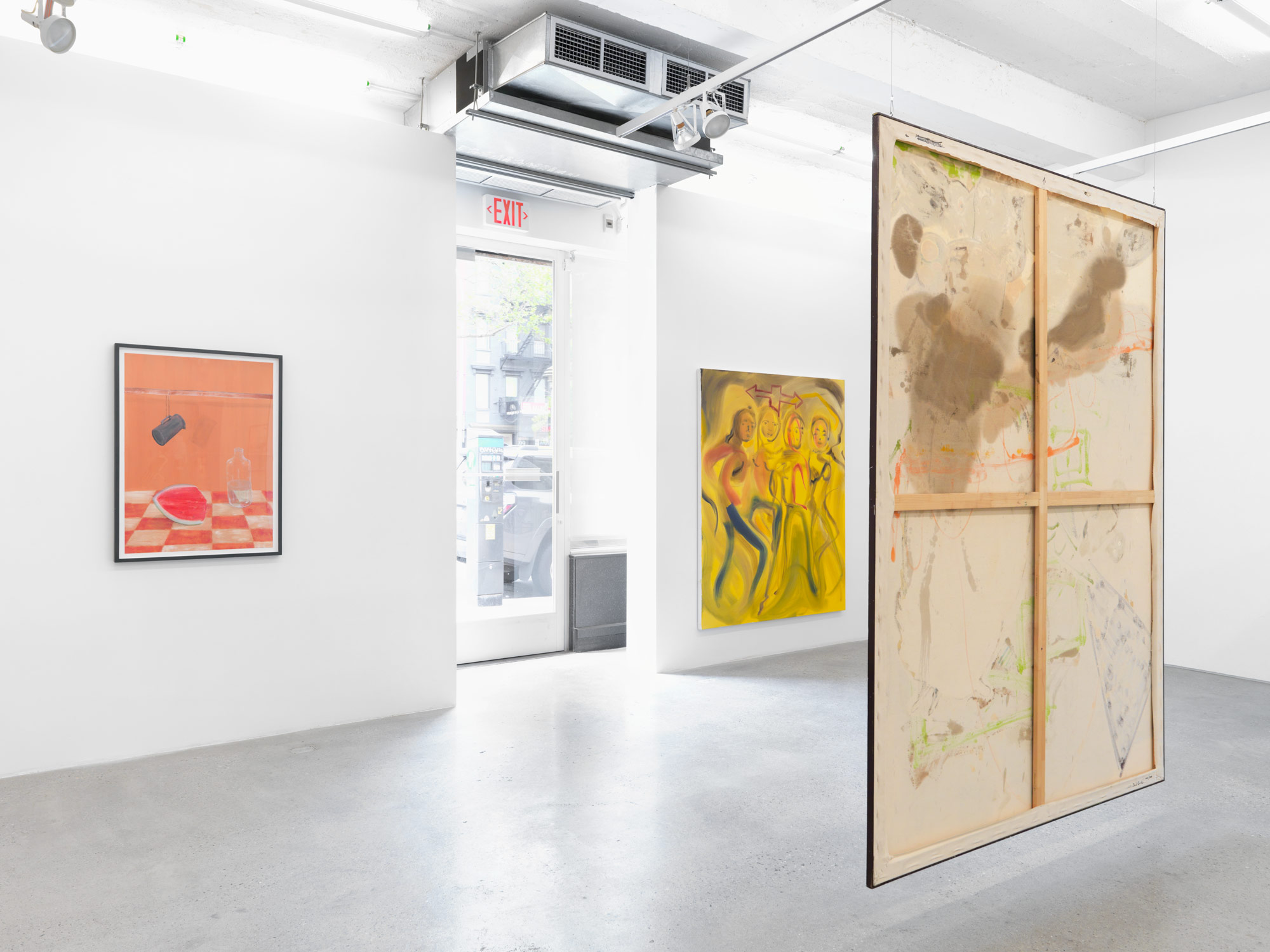 Installation view, Im Grunde ist es die Wahrheit / Essentially it's the truth, Magenta Plains, New York, NY, 2019