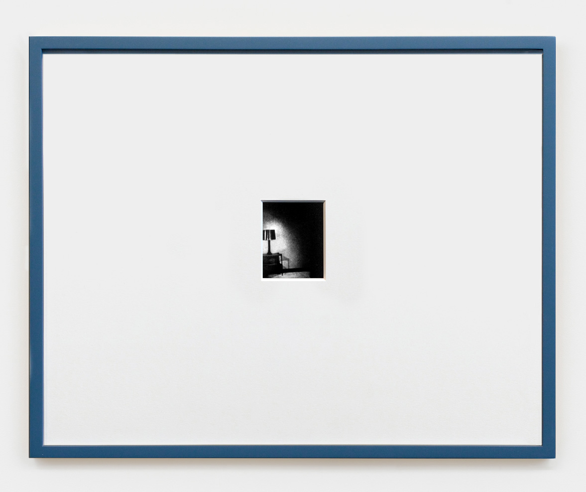 Jennifer Bolande, Porn Series No. 7, 1982-83, Archival pigment print, matted with blue frames, 16 x 20 in.