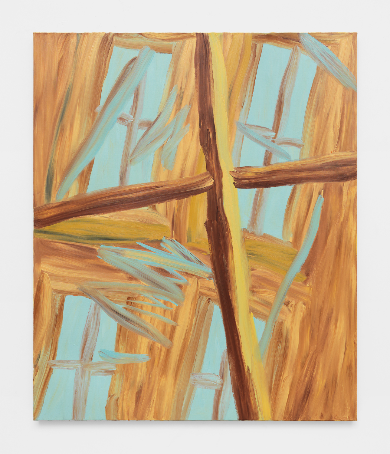 Martha Diamond, Windows, 1984, Oil on linen, 72h x 64w in, Exhibited at Independent NY, Magenta Plains, New York, NY, September 9–12, 2021.