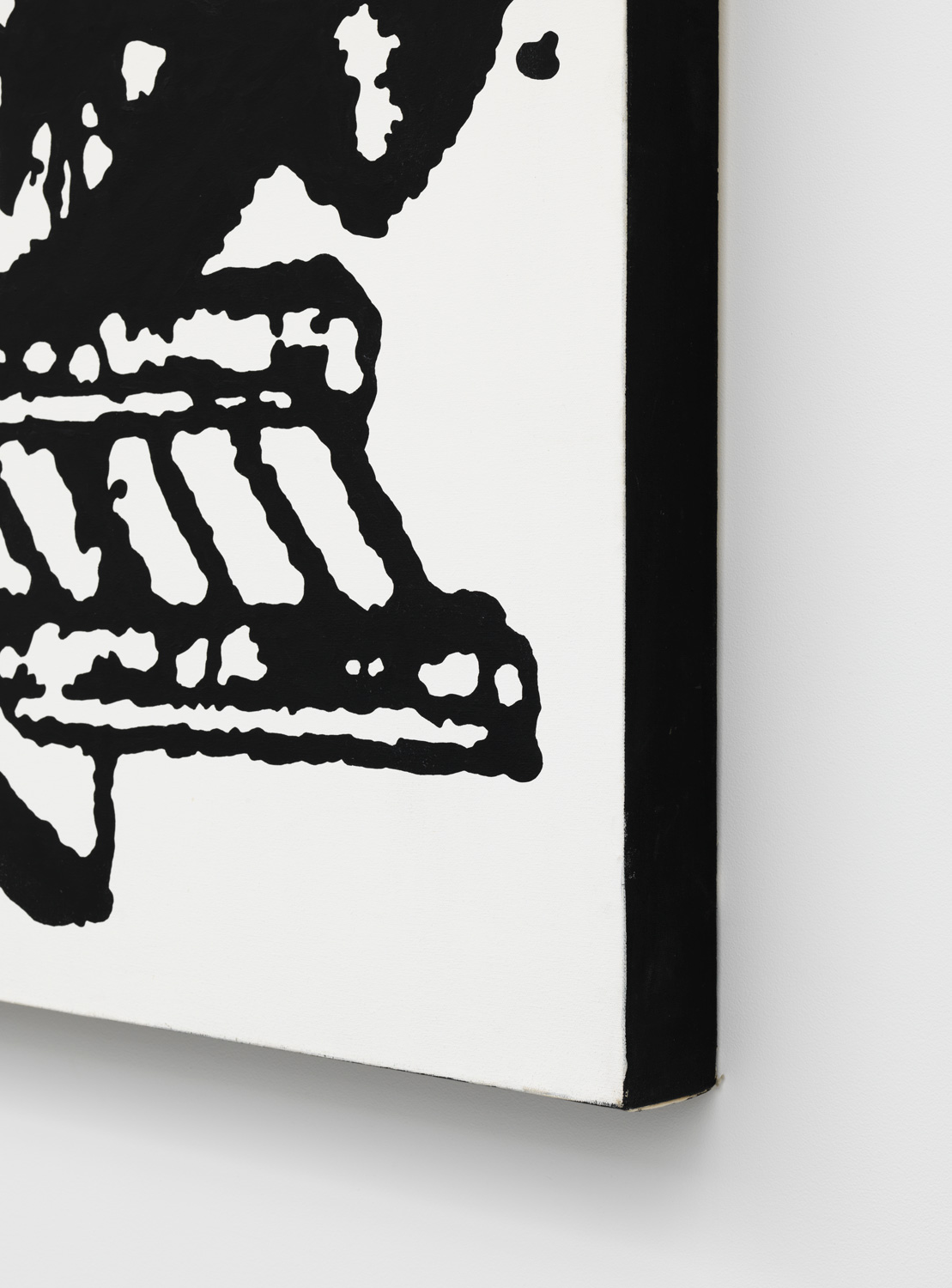 Peter Nagy, The Super Strings (detail), 1986, acrylic on canvas, 48h x 48w x 3d in.