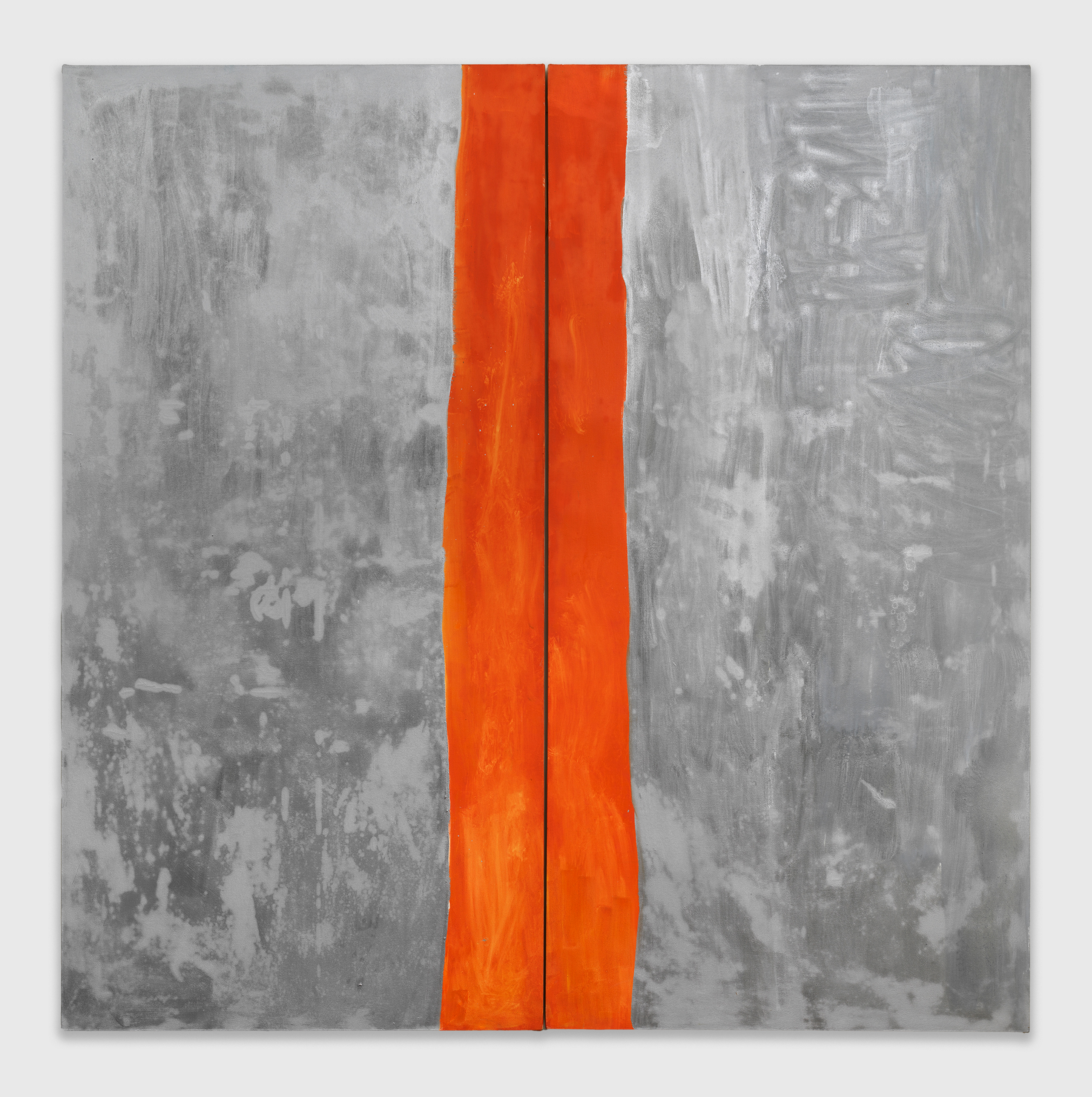 Jane Swavely, Silver OID #4, 2022, Oil on canvas, 90 x 90 in.