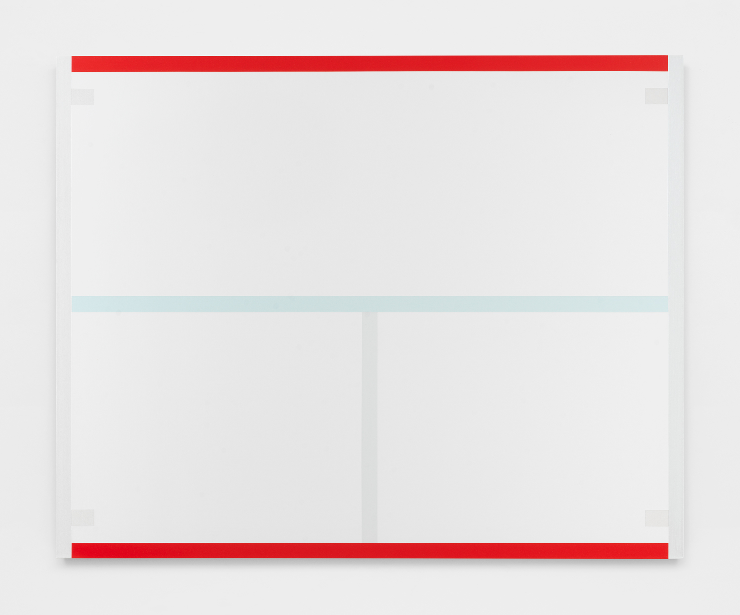 Alan Uglow, T-Bar, 2006, Acrylic on cotton, 48 x 59 7/8 in.