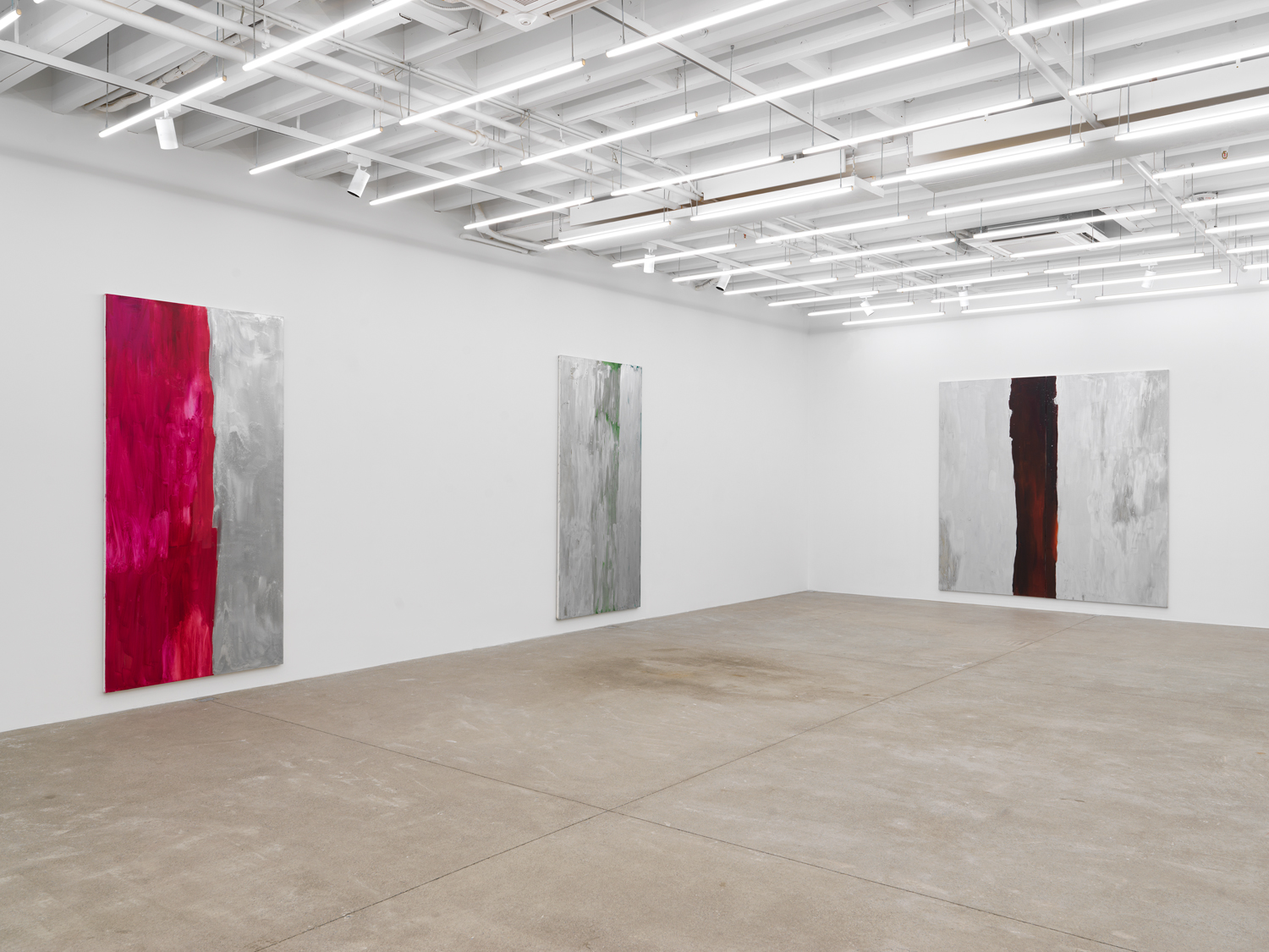 Installation view, Jane Swavely: Paintings, Magenta Plains, New York, NY 2024.