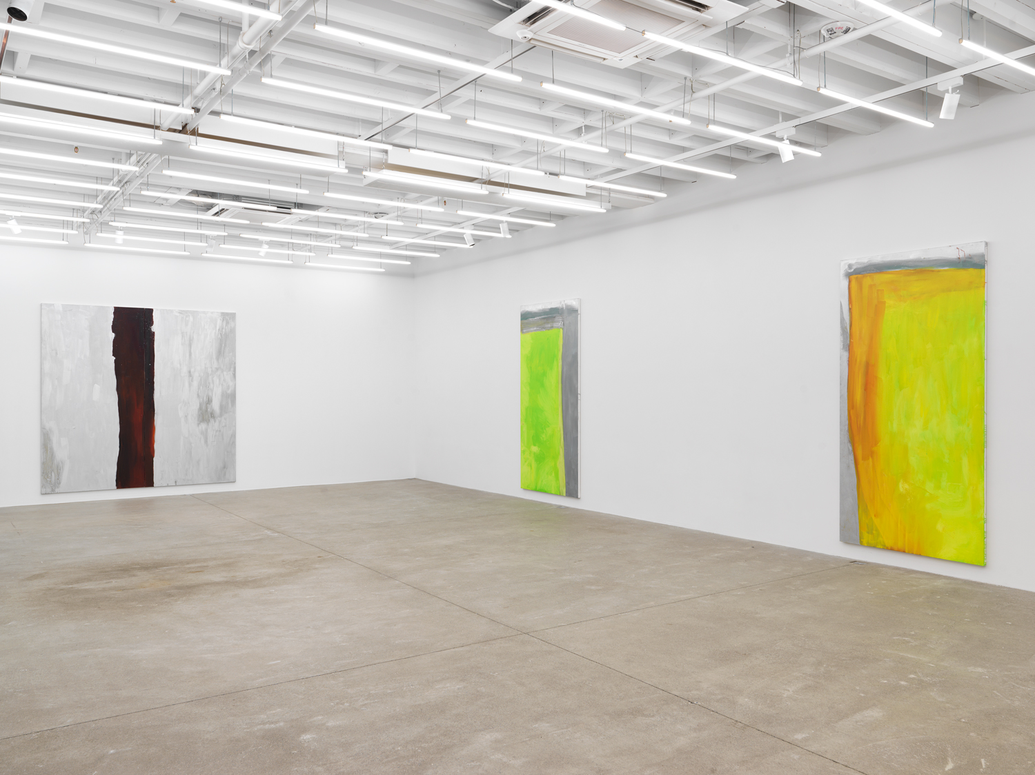 Installation view, Jane Swavely: Paintings, Magenta Plains, New York, NY 2024.