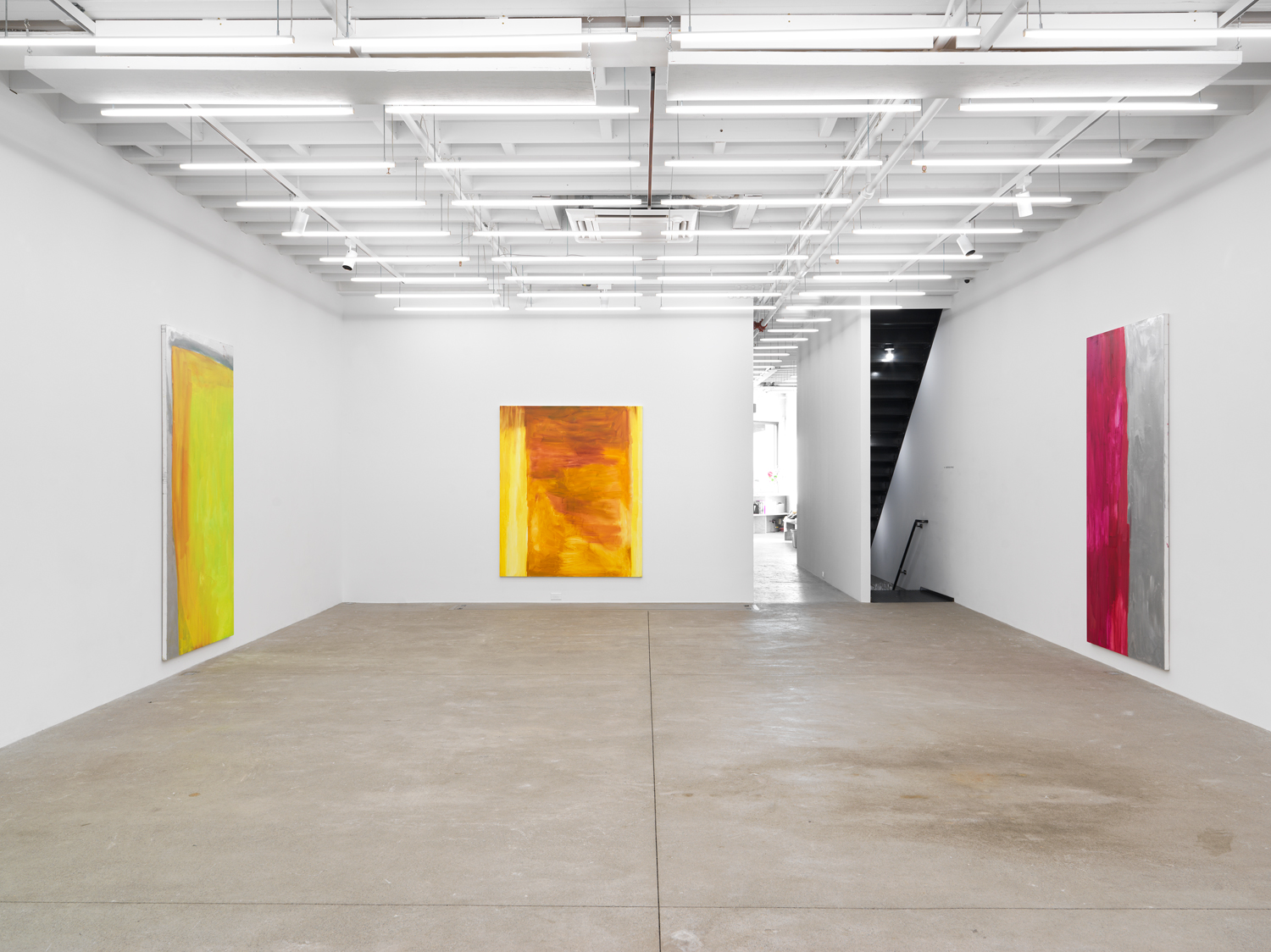 Installation view, Jane Swavely: Paintings, Magenta Plains, New York, NY 2024.